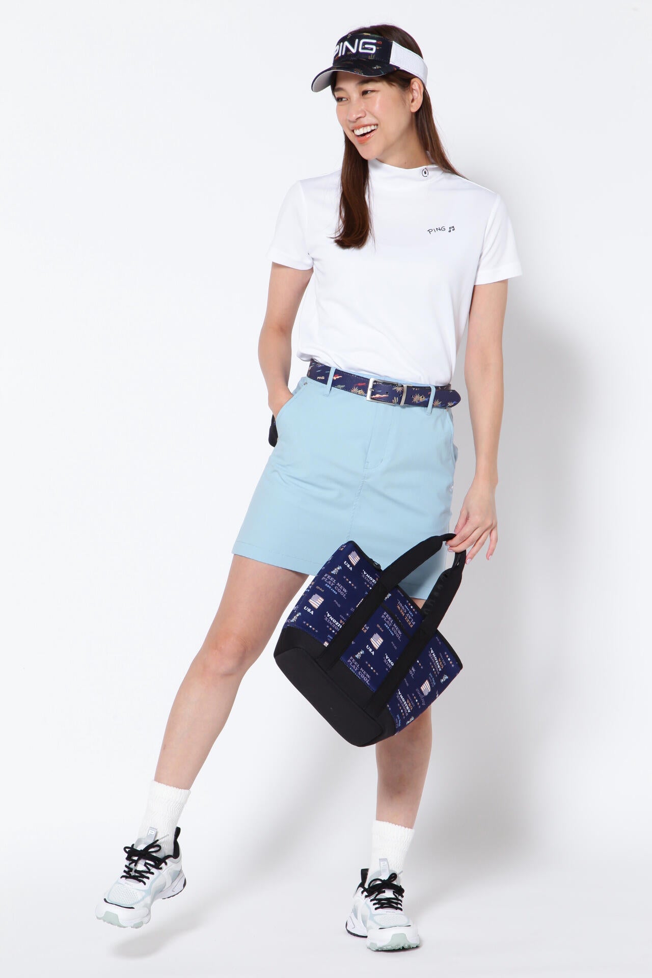 【PING APPAREL】10色 4WAYストレッチスカート ＜NATIVE＞ (LADIES)