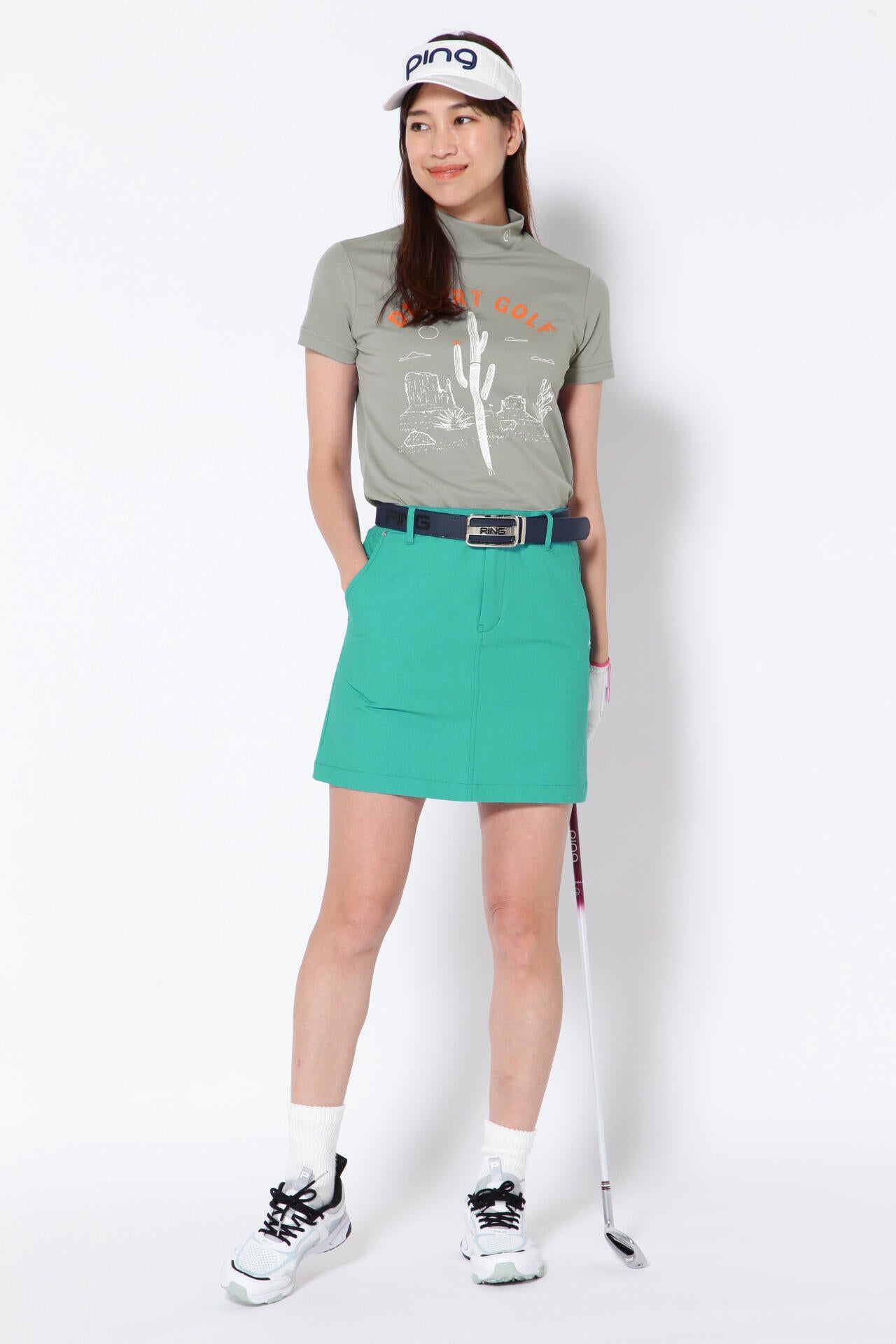 【PING APPAREL】10色 4WAYストレッチスカート ＜NATIVE＞ (LADIES)