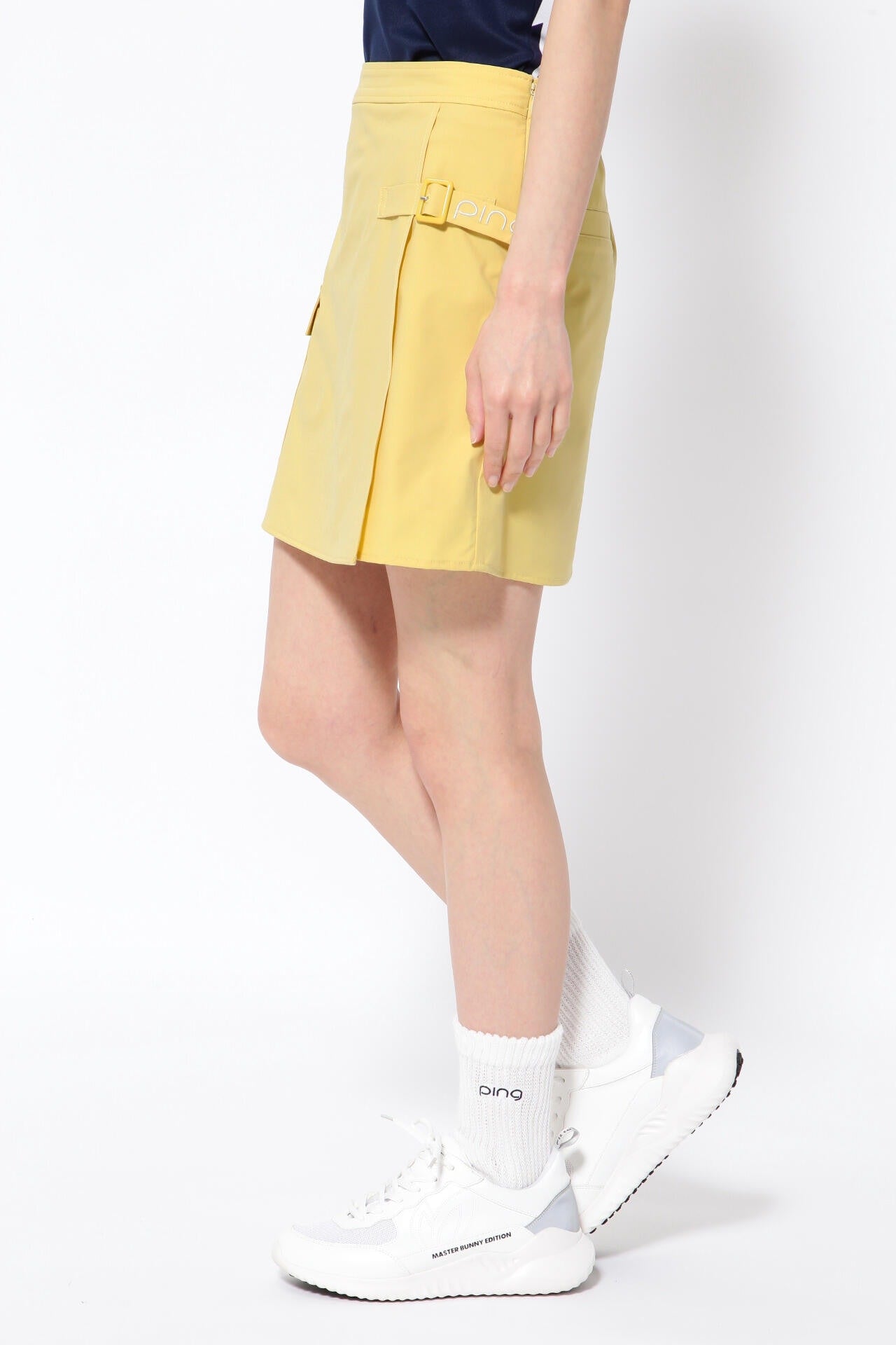 【PING APPAREL】ライトクロス 4WAYストレッチ ラップ風スカート ＜PRODUCT ADDITION＞ (LADIES)