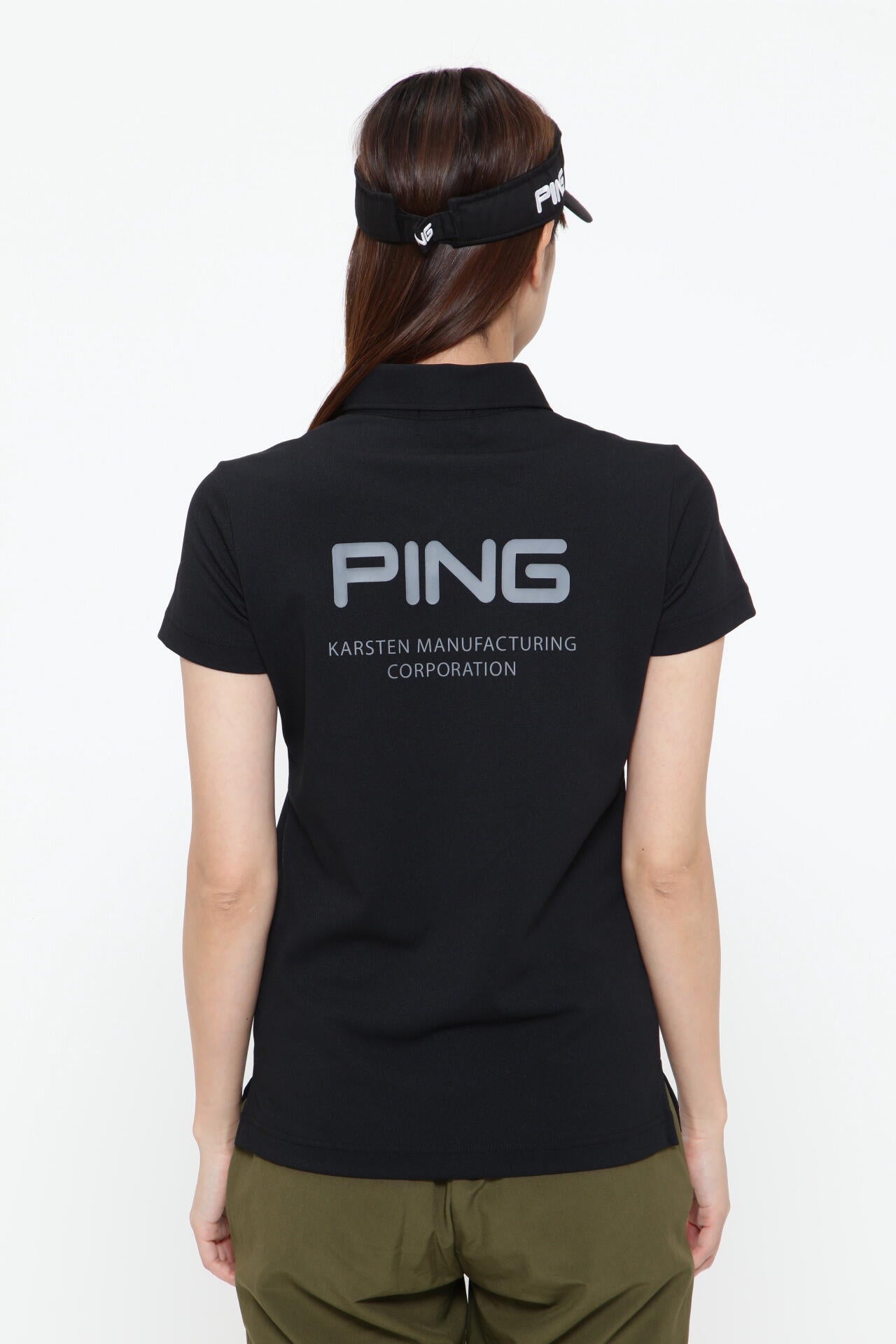 【PING APPAREL】ポリエステルカノコ半袖ポロシャツ ＜PERFORMANCE＞ (LADIES)