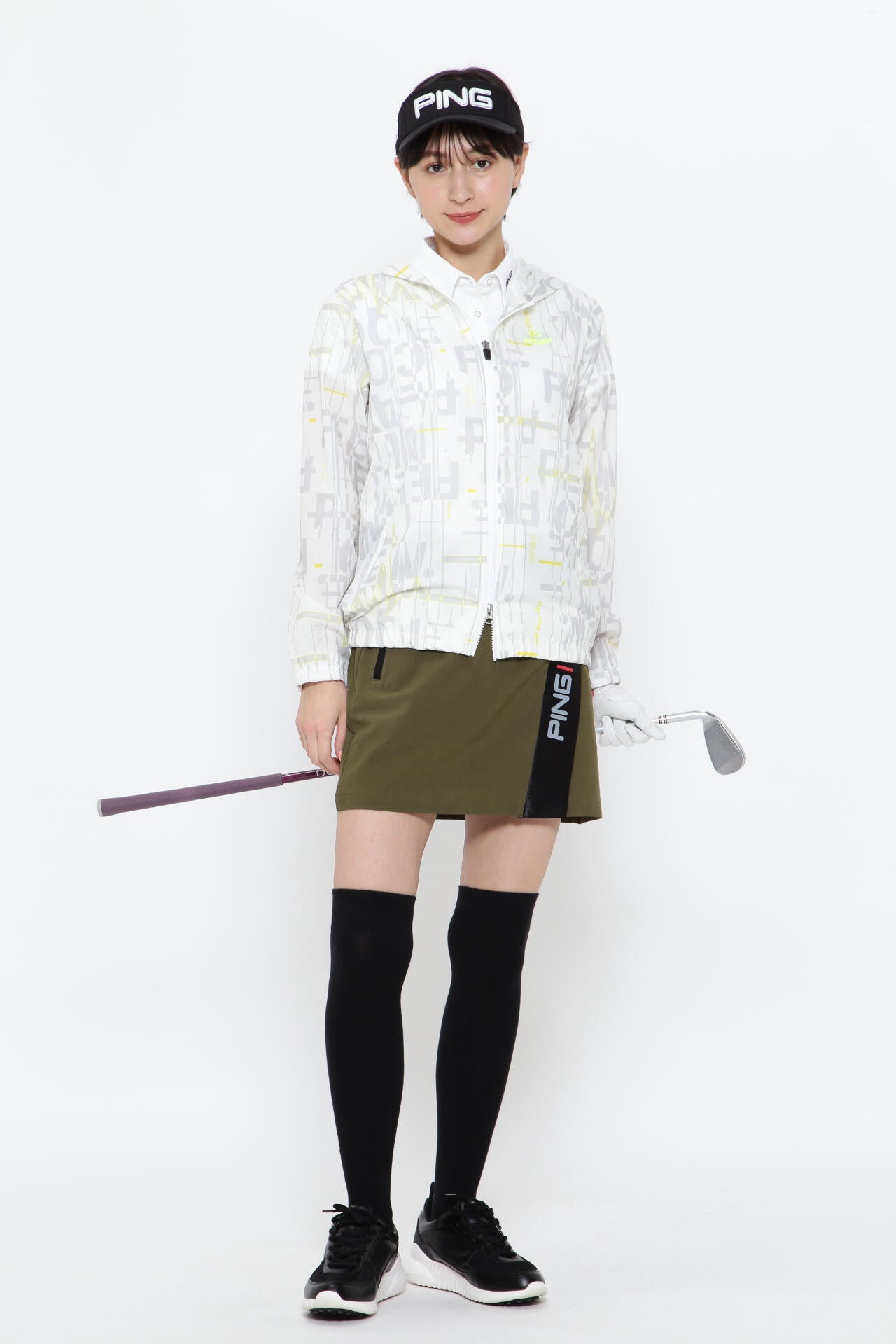 【PING APPAREL】ポリエステルカノコ半袖ポロシャツ ＜PERFORMANCE＞ (LADIES)