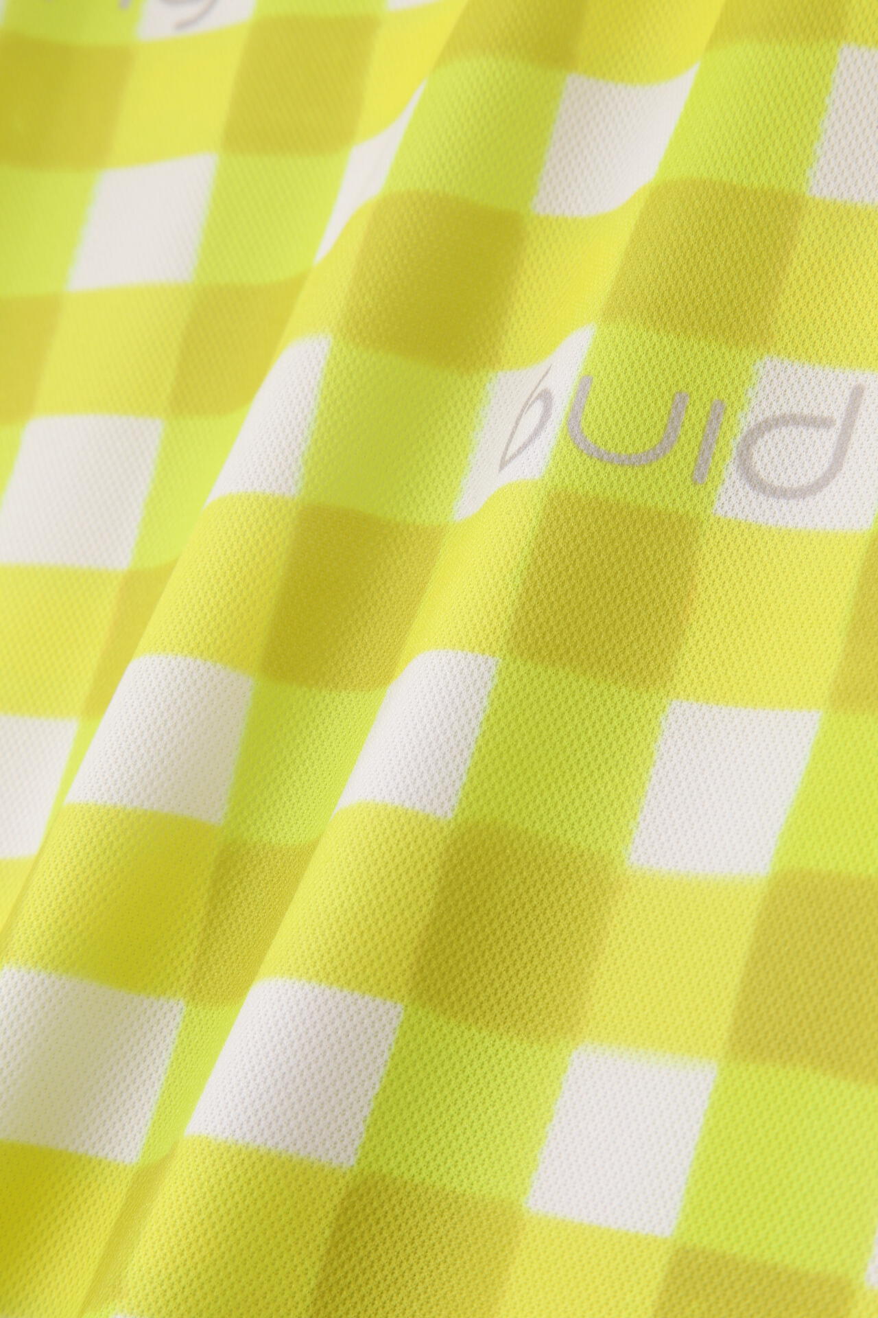 【PING APPAREL】ギンガムチェックプリント 半袖ポロシャツ ＜PRODUCT ADDITION＞ (LADIES)