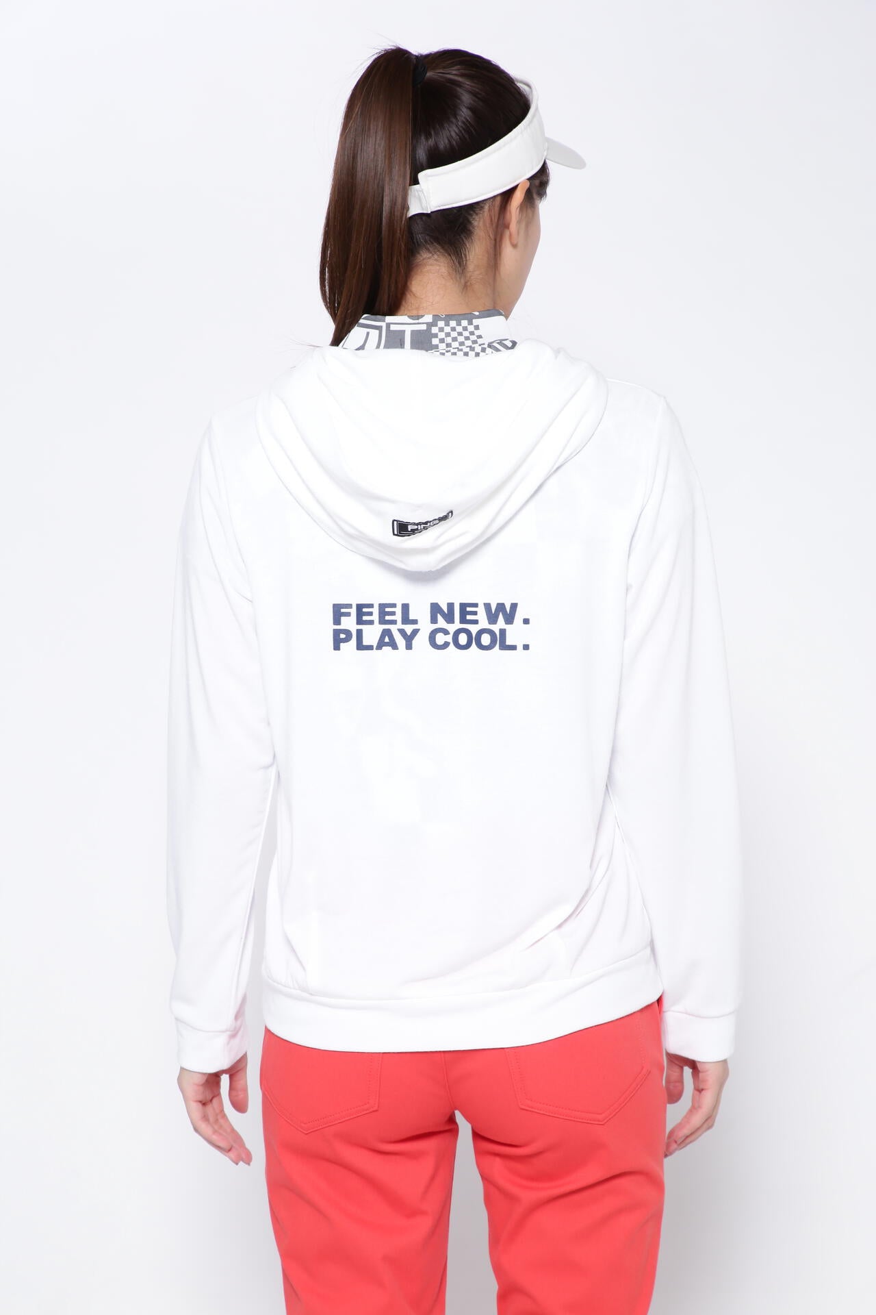 【PING APPAREL】アリゾナロゴプリント 軽量裏毛 プルオーバーフーディー ＜NATIVE＞ (LADIES)