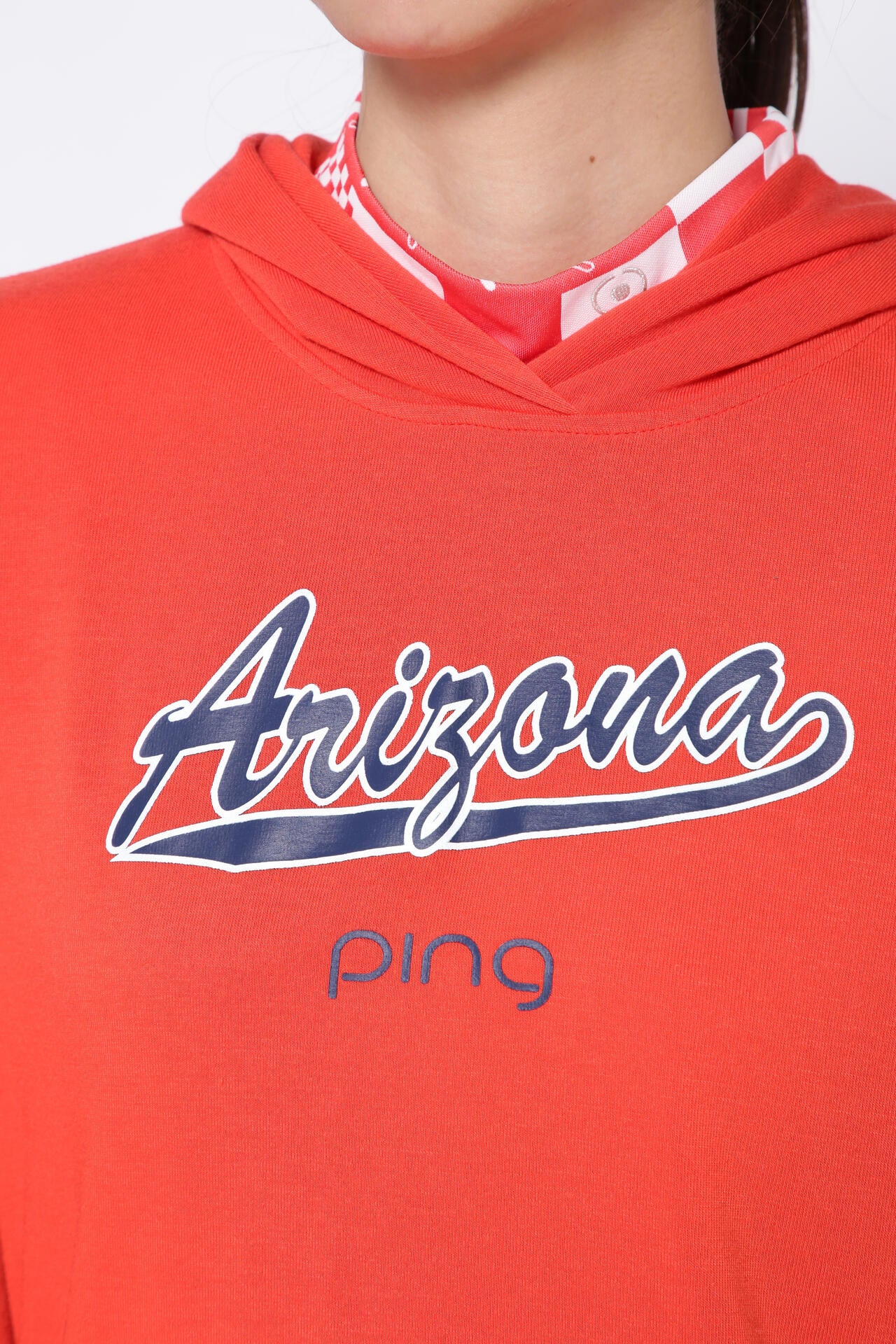 【PING APPAREL】アリゾナロゴプリント 軽量裏毛 プルオーバーフーディー ＜NATIVE＞ (LADIES)