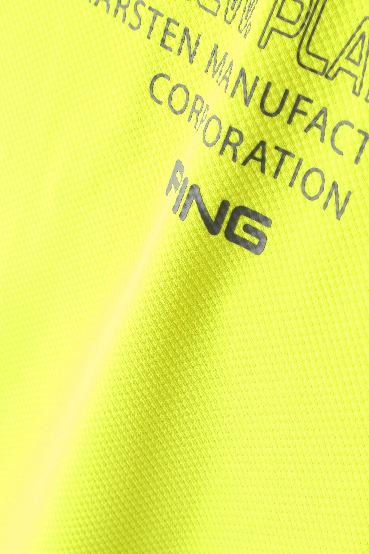 【PING APPAREL】ダイア柄ストレッチメッシュ 半袖ハイネックカットソー ＜PERFORMANCE＞ (LADIES)