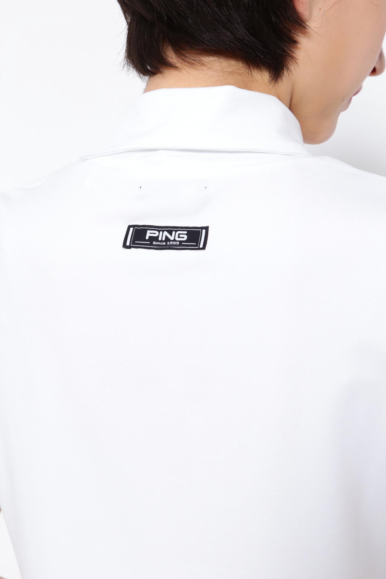 【PING APPAREL】コットンライク天竺 半袖デザイン衿カットソー ＜NATIVE＞ (LADIES)