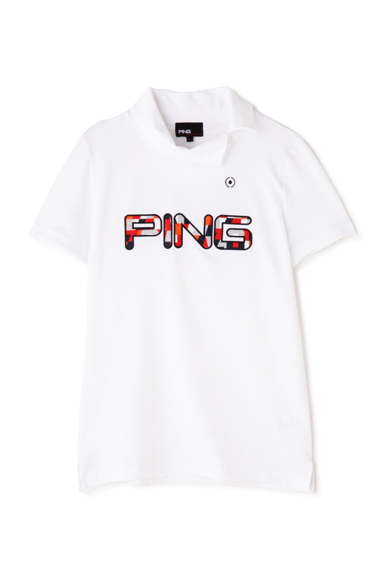 【PING APPAREL】コットンライク天竺 半袖デザイン衿カットソー ＜NATIVE＞ (LADIES)