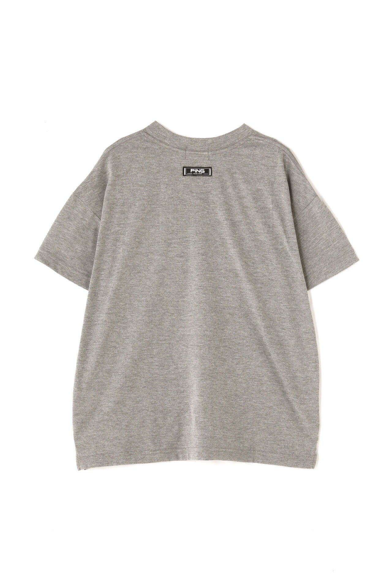 【PING APPAREL】綿ポリエステル天竺 ビッグシルエット 10色 半袖ハイネックカットソー ＜NATIVE＞ (LADIES)