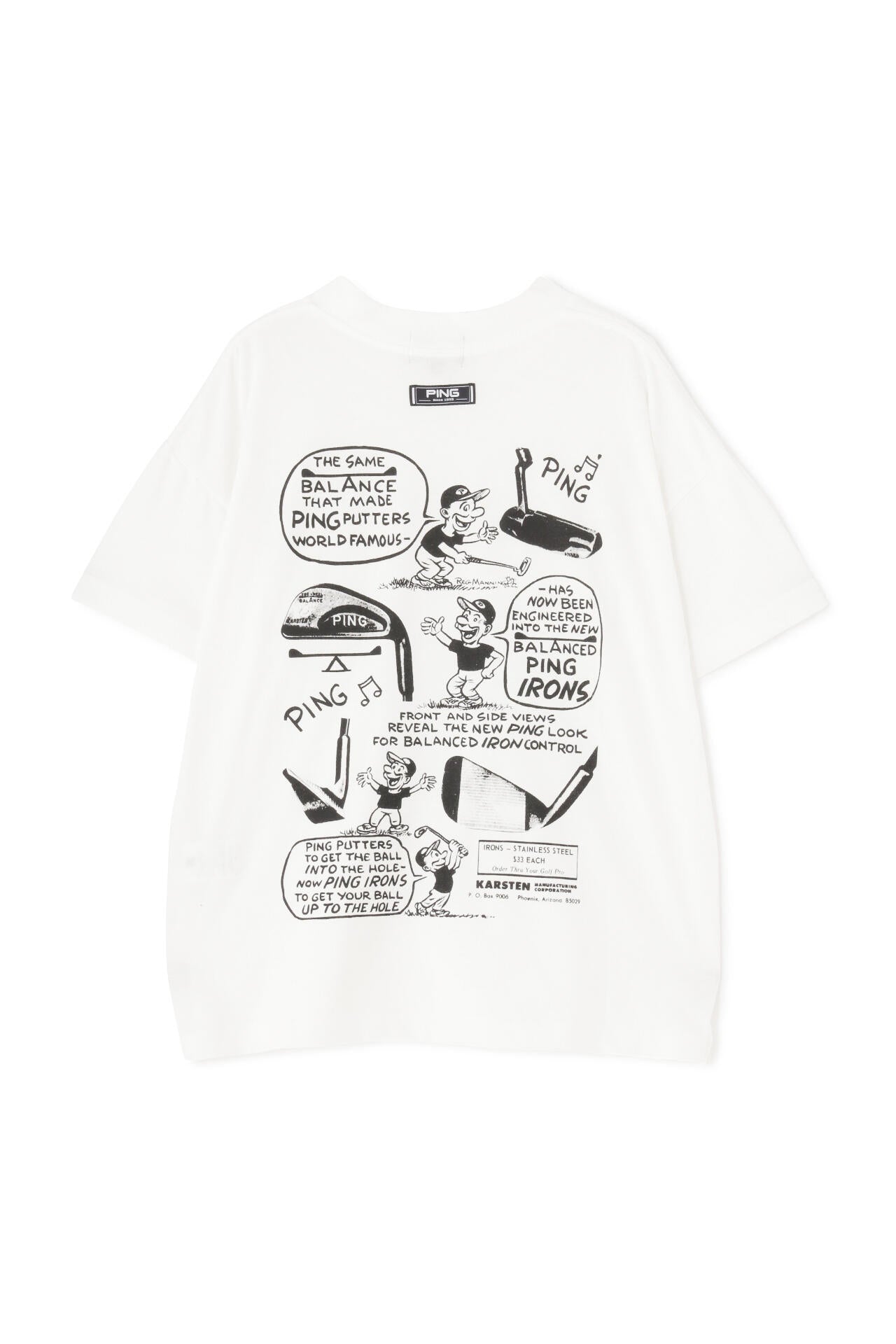 【PING APPAREL】綿ポリエステル天竺 ビッグシルエット 10色 半袖ハイネックカットソー ＜NATIVE＞ (LADIES)