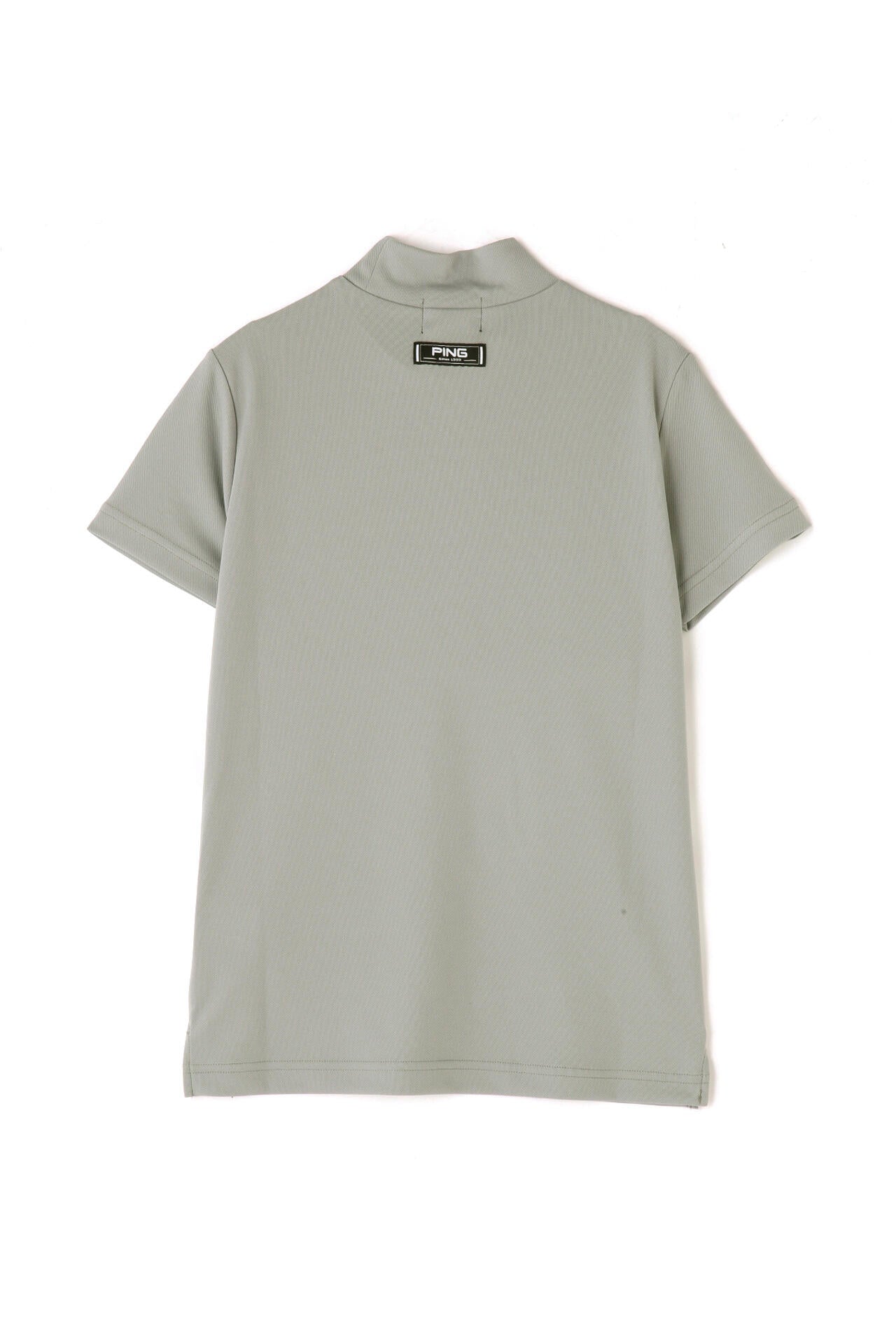 PING APPAREL】ポリエステルカノコ 10色 半袖ハイネックカットソー