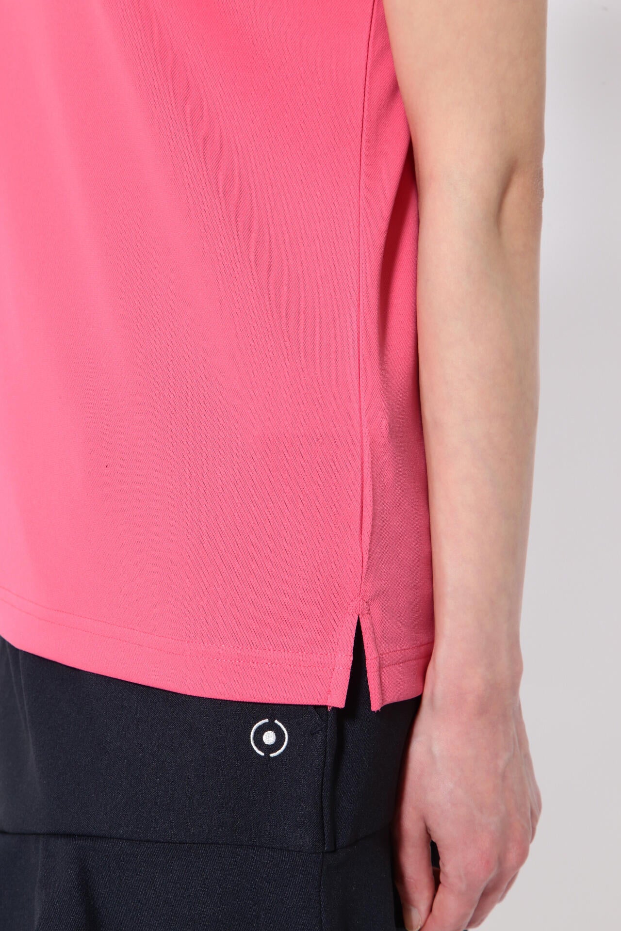 【PING APPAREL】ポリエステルカノコ 10色 半袖ハイネックカットソー ＜NATIVE＞ (LADIES)