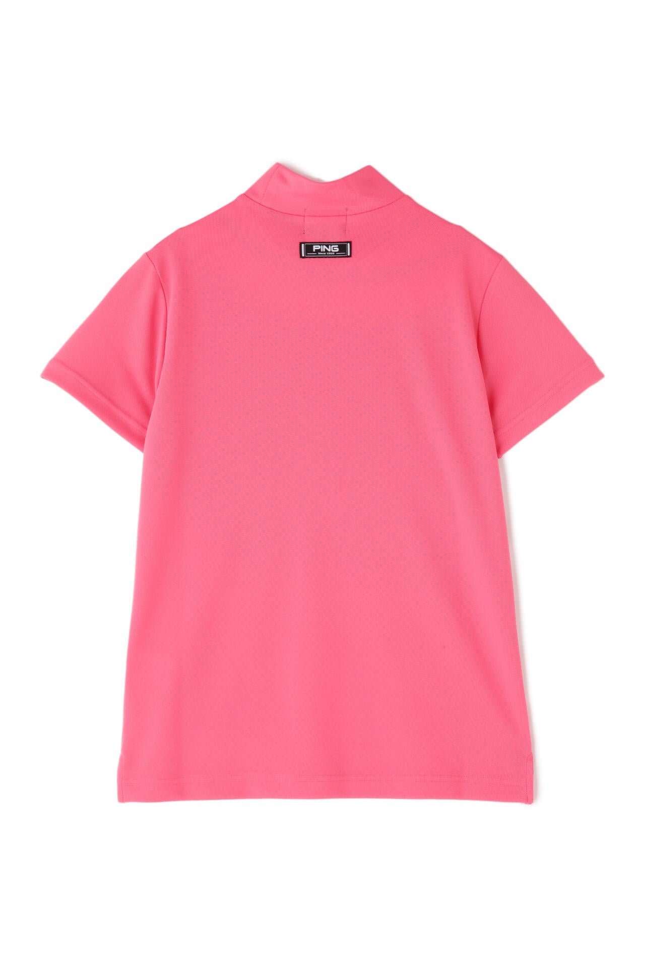 【PING APPAREL】ポリエステルカノコ 10色 半袖ハイネックカットソー ＜NATIVE＞ (LADIES)