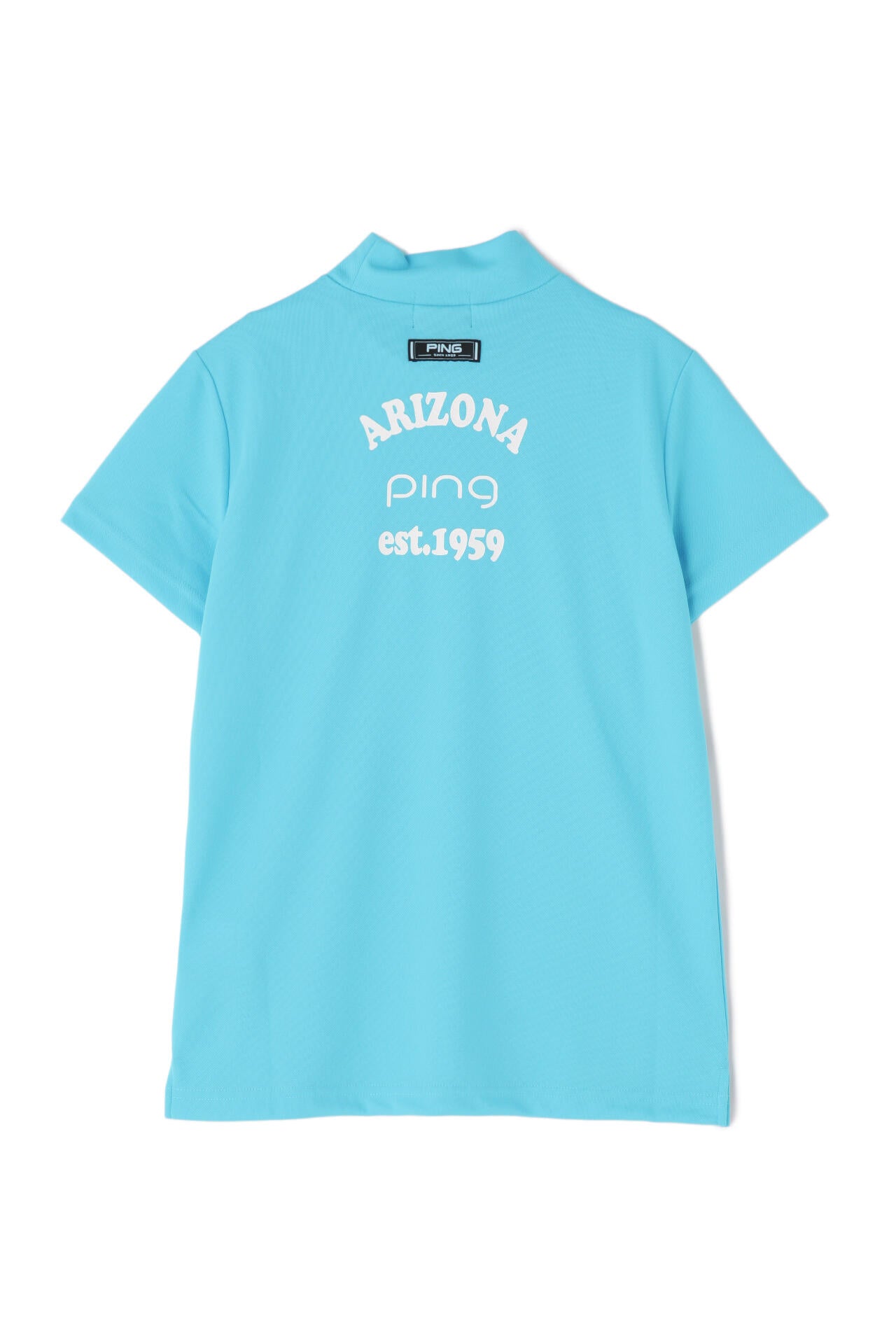 【PING APPAREL】ポリエステルカノコ 10色 半袖ハイネックカットソー ＜NATIVE＞ (LADIES)