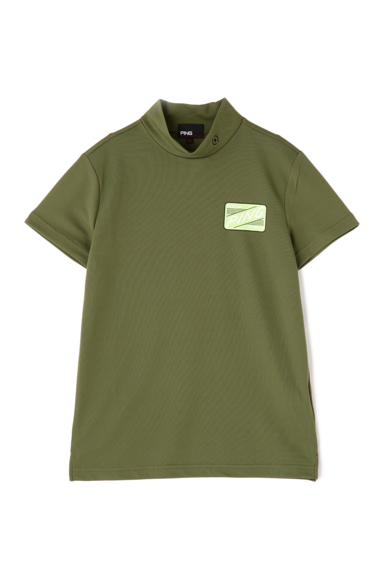 【PING APPAREL】ポリエステルカノコ 10色 半袖ハイネックカットソー ＜NATIVE＞ (LADIES)