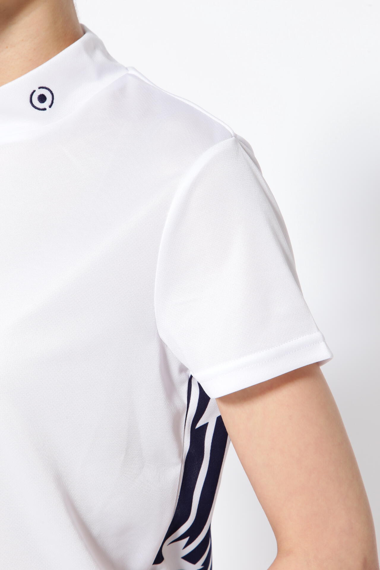【PING APPAREL】プラスリッチDRY&UVバックプリント半袖ハイネックシャツ＜PRODUCT ADDITION＞ (LADIES)