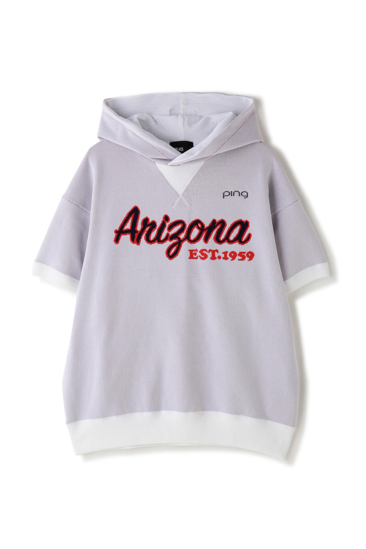 【PING APPAREL】アリゾナ半袖ニットフーディプルオーバー ＜NATIVE＞ (LADIES)