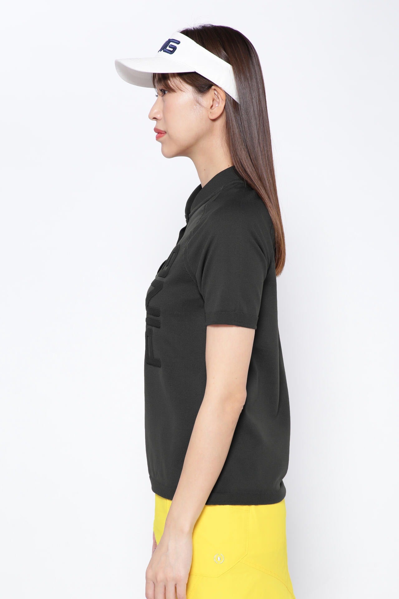 【PING APPAREL】ホールガーメントニットポロシャツ ＜GOLD＞ (LADIES)