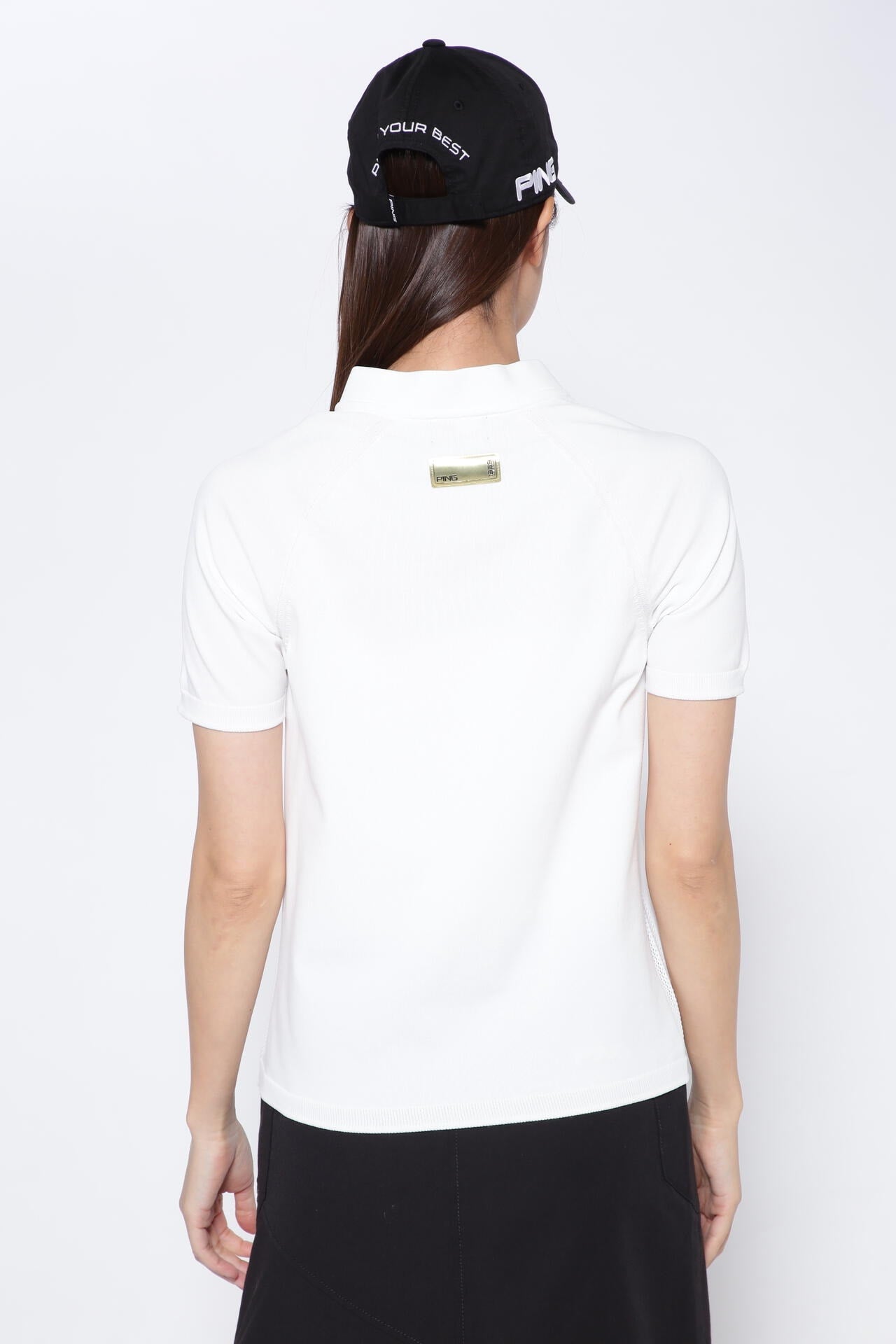 【PING APPAREL】ホールガーメントニットポロシャツ ＜GOLD＞ (LADIES)