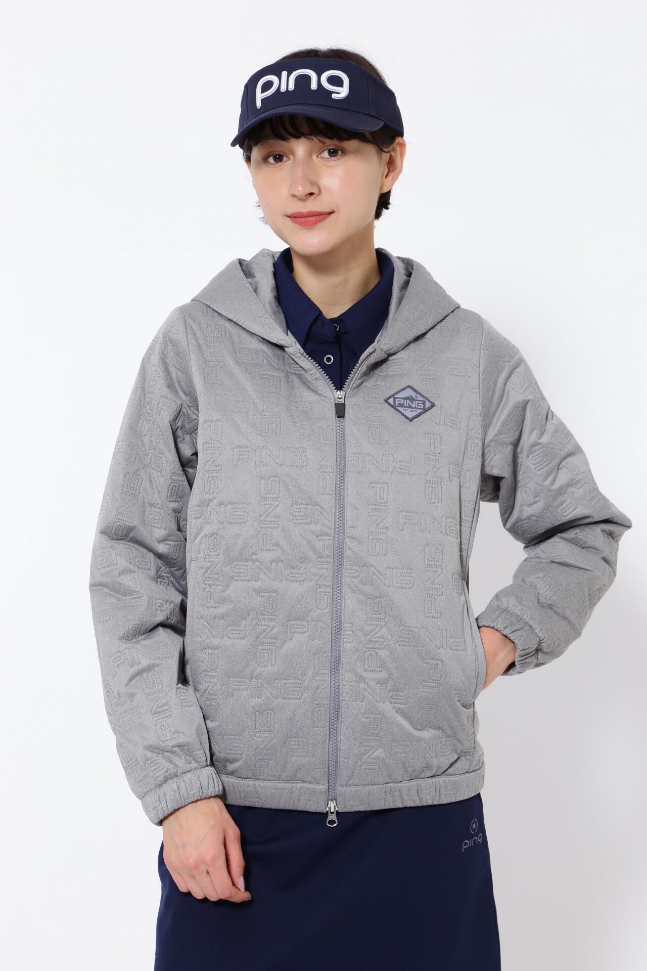 PING APPAREL】ソニックキルト防風撥水中綿ブルゾン ＜NATIVE