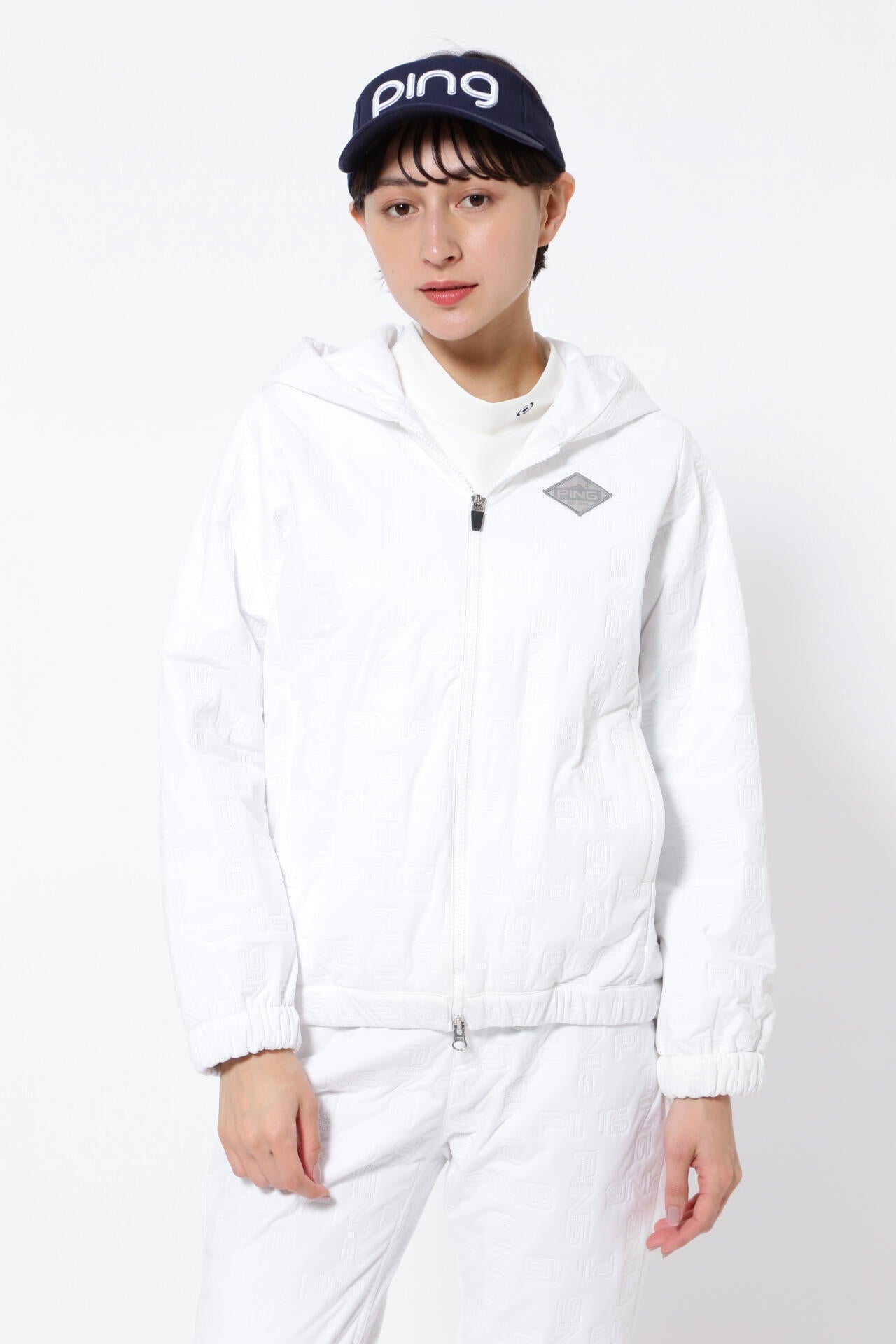 17600円★ピン PING 防風 撥水 中綿 ブルゾン ★LL PING APPAREL】ソニックキルト防風撥水中綿ブルゾン ＜NATIVE＞ (MENS