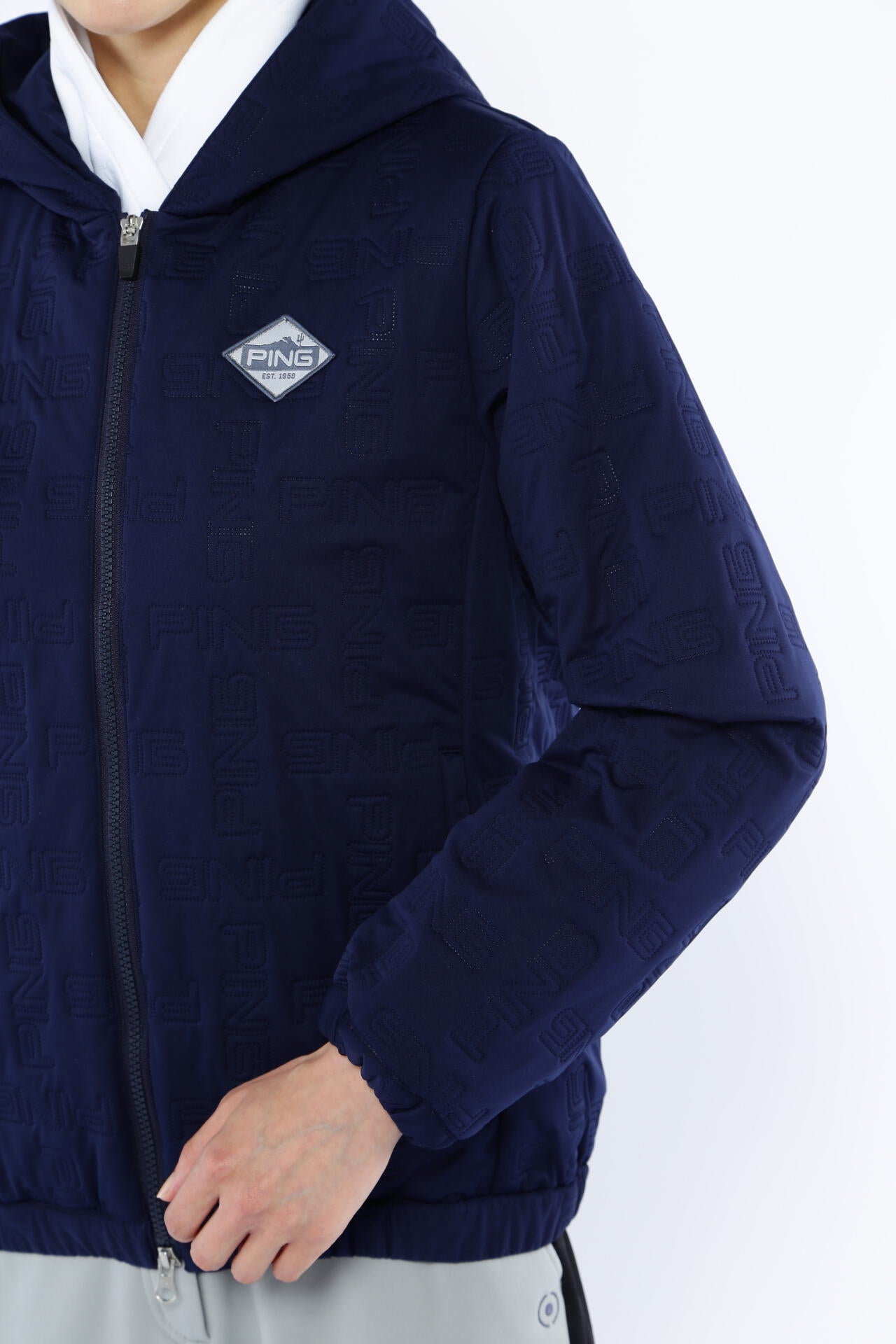 17600円★ピン PING 防風 撥水 中綿 ブルゾン ★LL PING APPAREL】ソニックキルト防風撥水中綿ブルゾン ＜NATIVE＞ (MENS