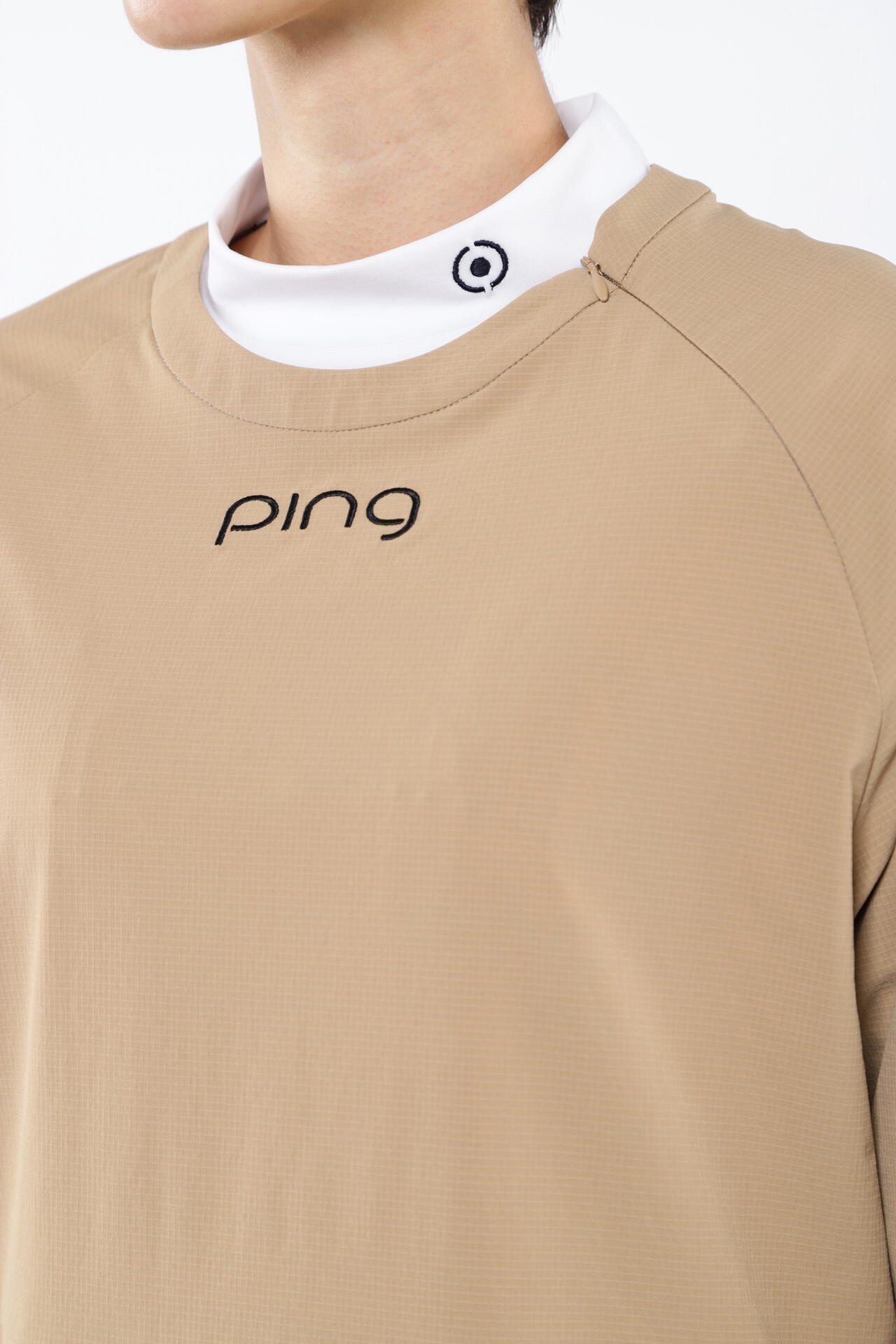 【PING APPAREL】2WAYストレッチリップストップ プルオーバー ＜LADIES LINE＞ (LADIES)