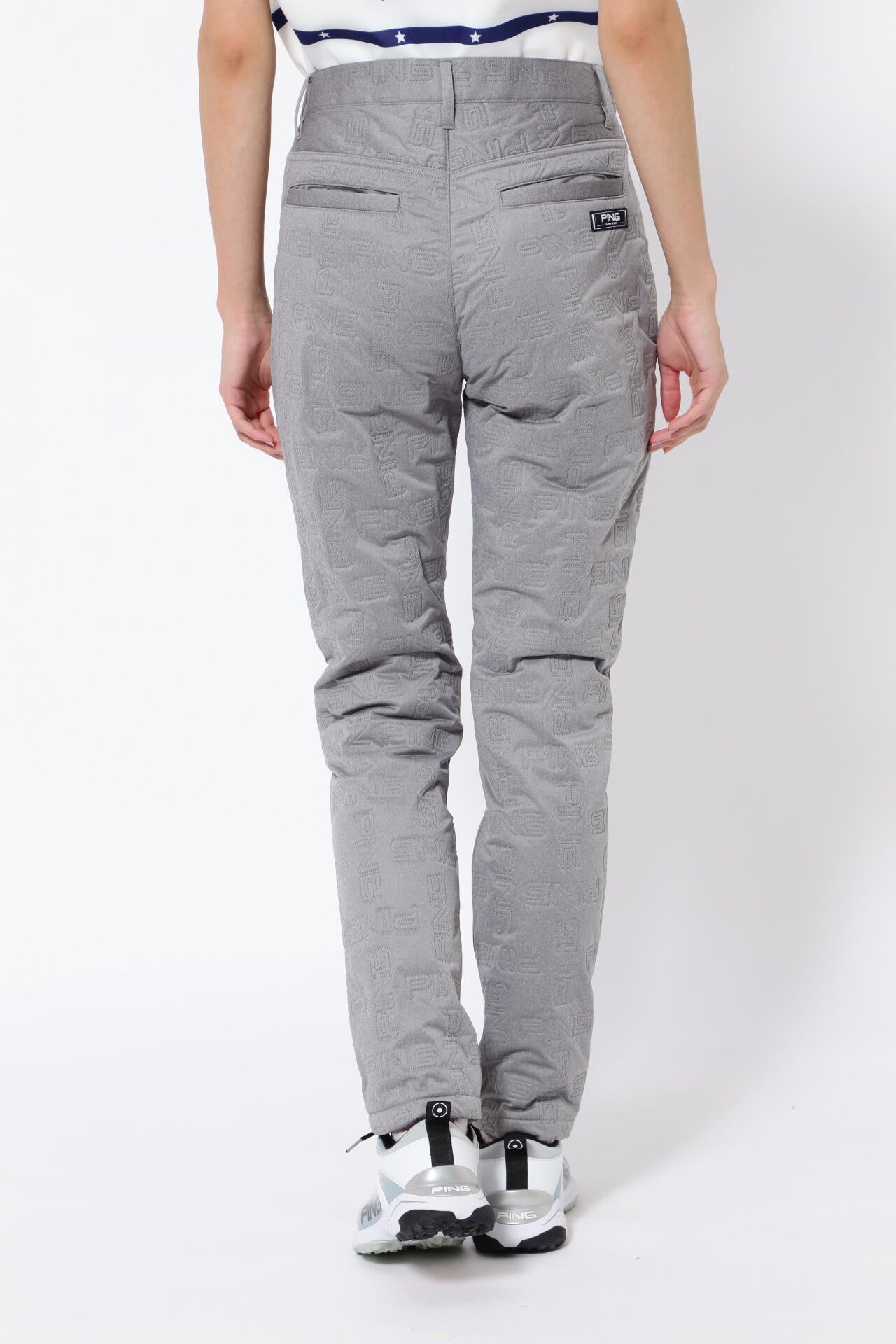 PING APPAREL】PINGモノグラム柄ソニックキルト防風撥水中綿5ポケット