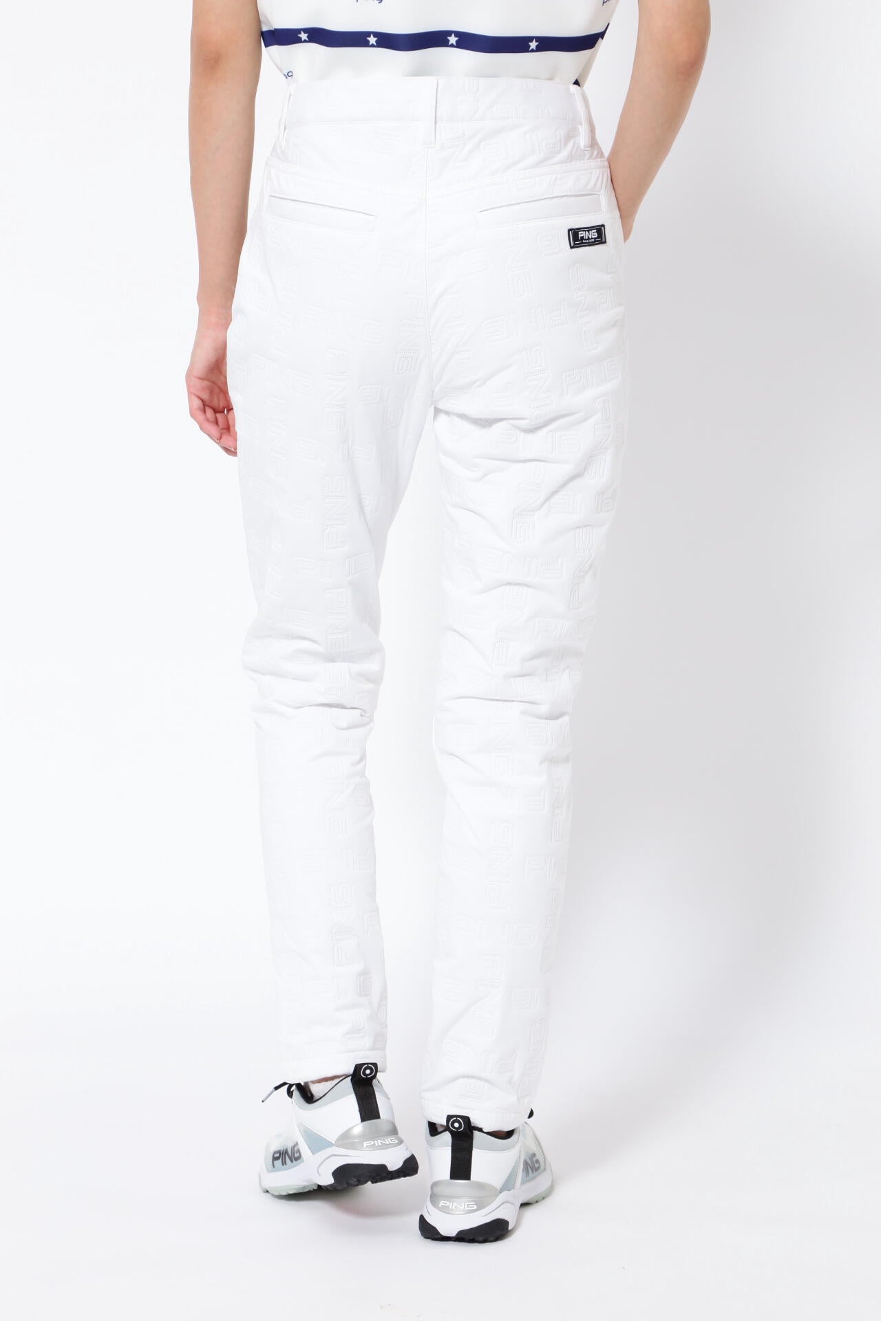 PING APPAREL】PINGモノグラム柄ソニックキルト防風撥水中綿5ポケット