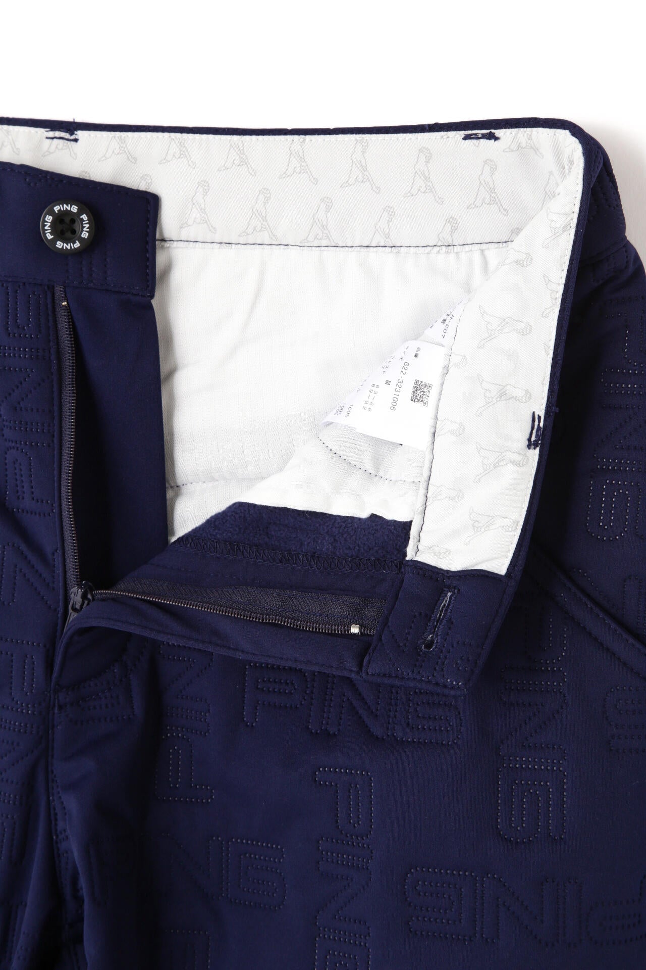 PING APPAREL】PINGモノグラム柄ソニックキルト防風撥水中綿5ポケット