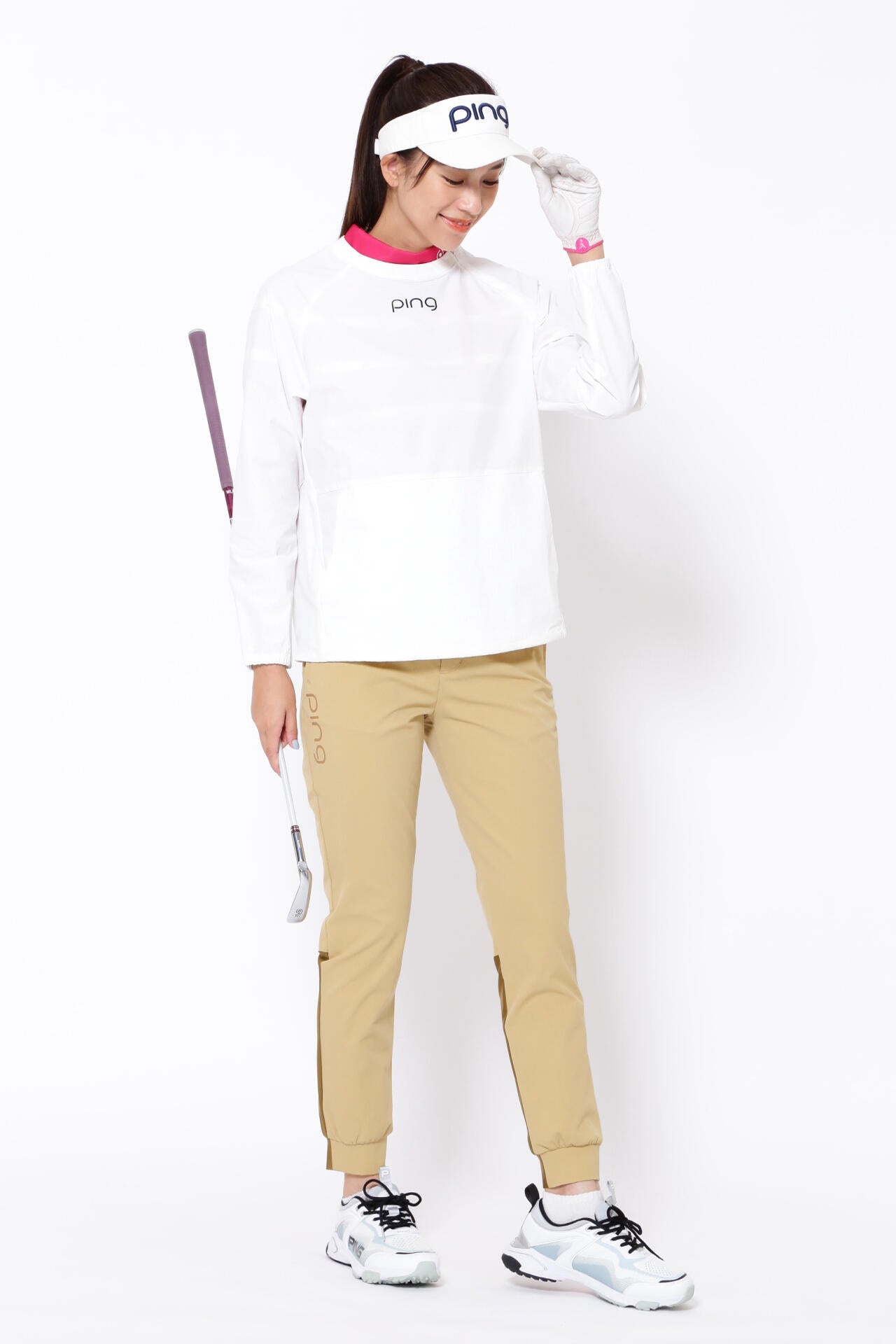 【PING APPAREL】4WAYストレッチ コーデュラナイロンジョガーパンツ ＜NATIVE＞ (LADIES)