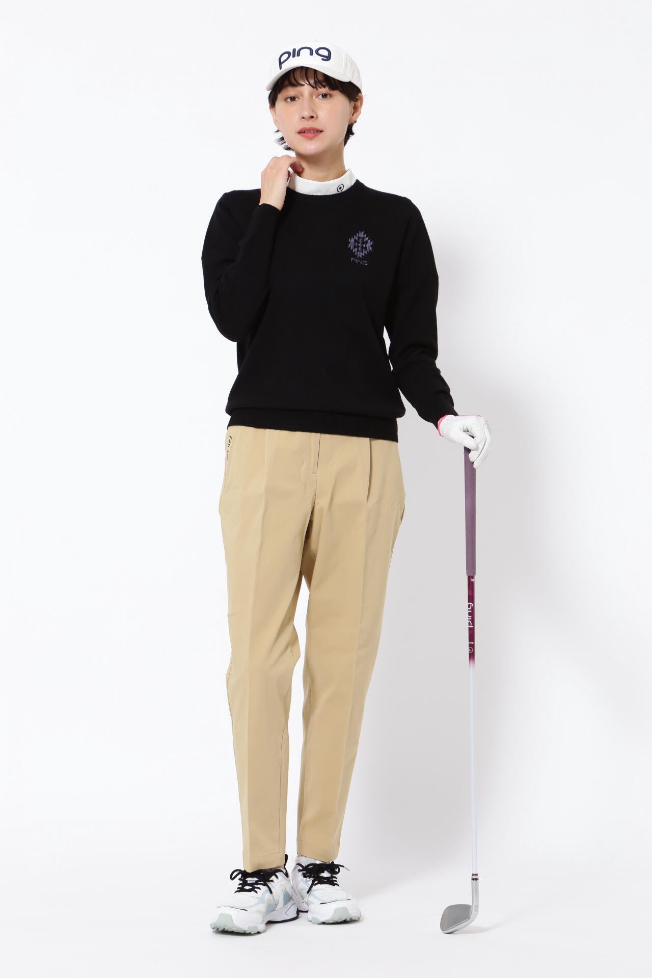 PING APPAREL】ワイドテーパードパンツ ＜NATIVE＞ (LADIES) | PING