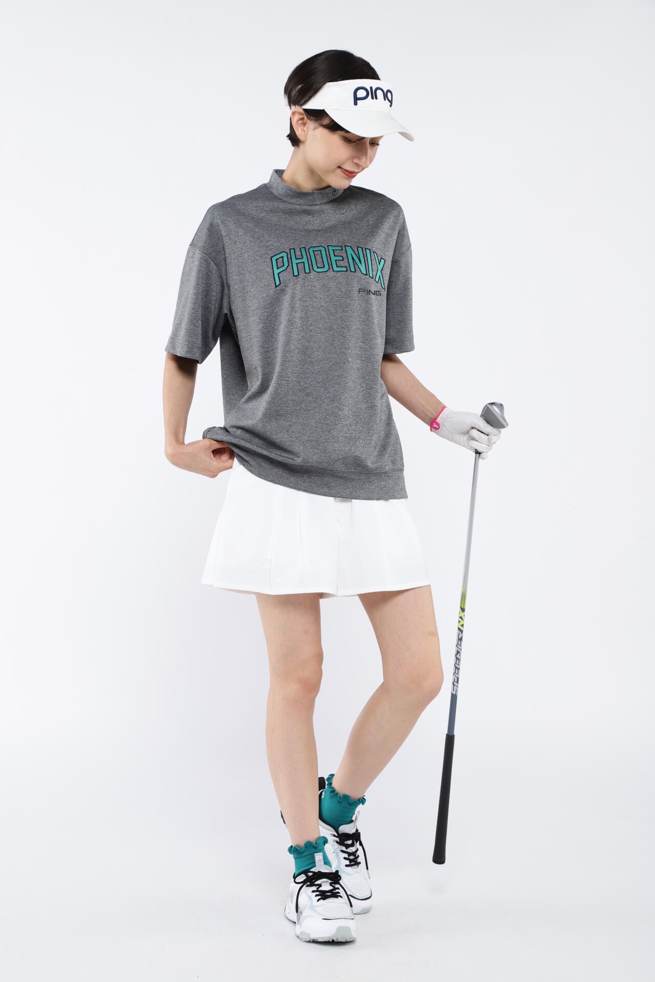 【PING APPAREL】2WAYストレッチ リップストップショートパンツ ＜LADIES LINE＞ (LADIES)