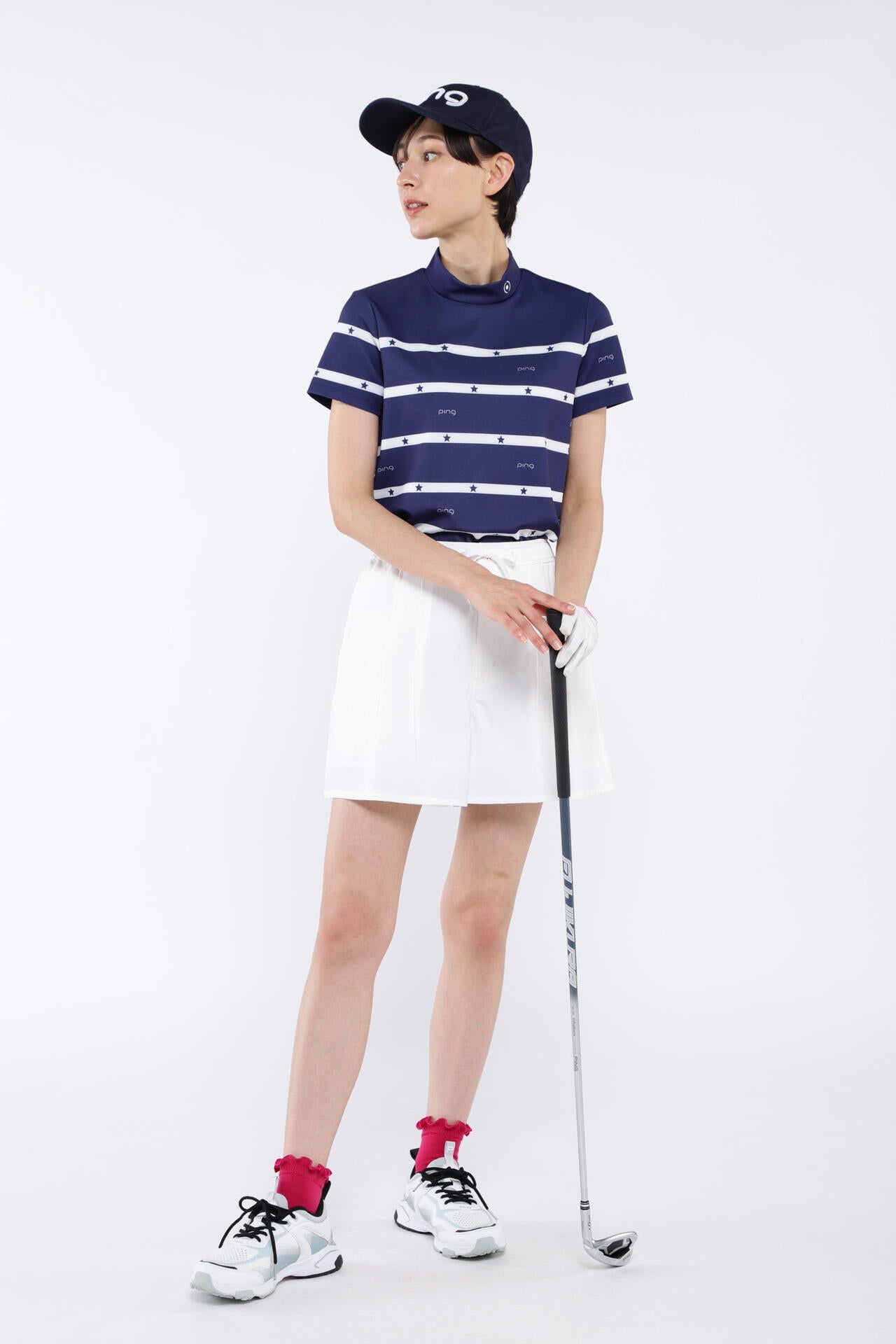 【PING APPAREL】2WAYストレッチ リップストップショートパンツ ＜LADIES LINE＞ (LADIES)