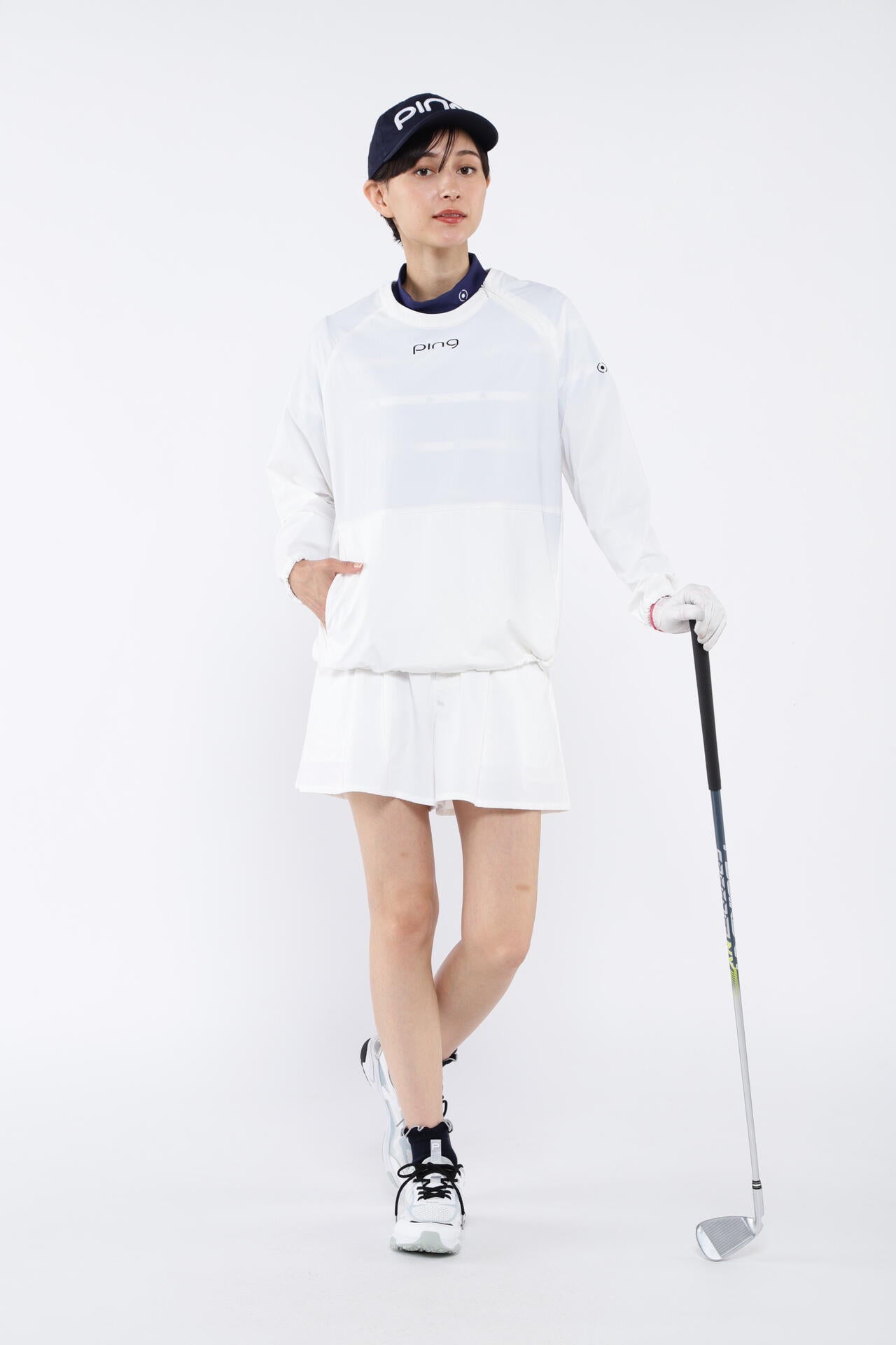 【PING APPAREL】2WAYストレッチ リップストップショートパンツ ＜LADIES LINE＞ (LADIES)