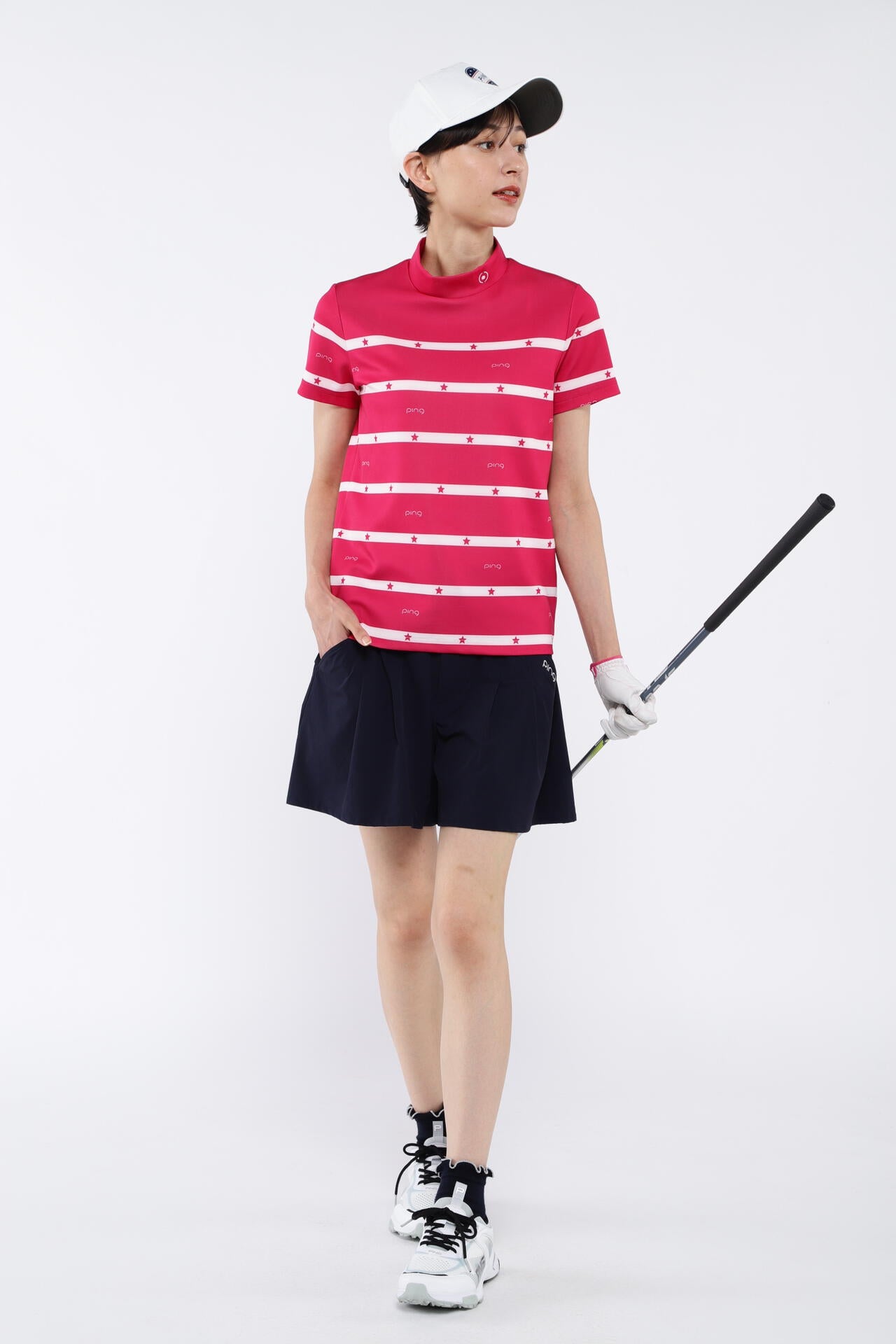 【PING APPAREL】2WAYストレッチ リップストップショートパンツ ＜LADIES LINE＞ (LADIES)