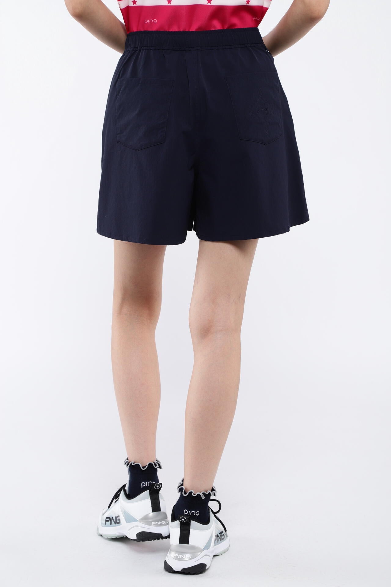 【PING APPAREL】2WAYストレッチ リップストップショートパンツ ＜LADIES LINE＞ (LADIES)
