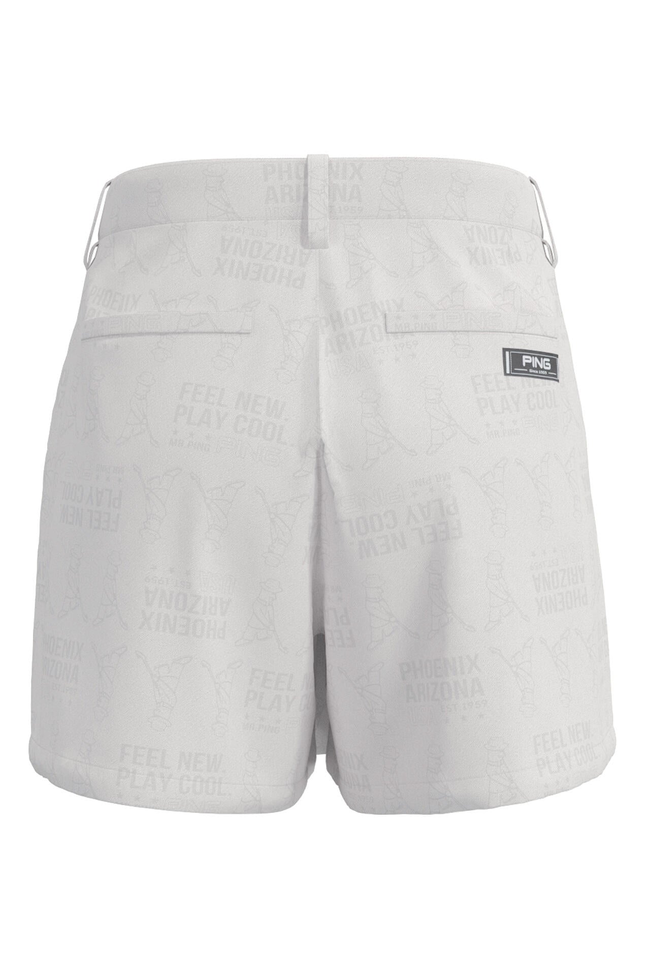 PING APPAREL】4WAYストレッチジャガードラップショートパンツ