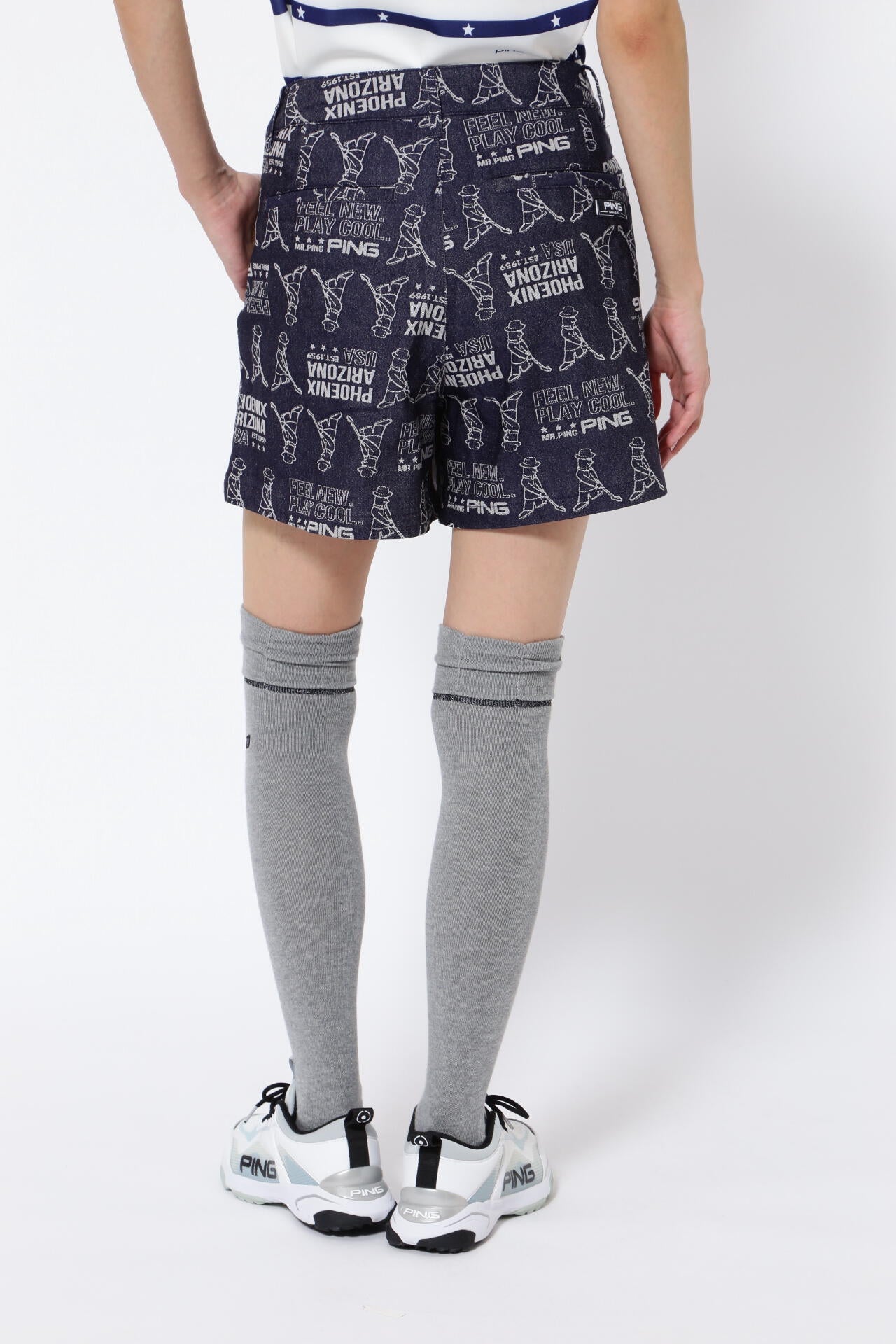 【PING APPAREL】4WAYストレッチジャガードラップショートパンツ ＜NATIVE＞ (MENS)