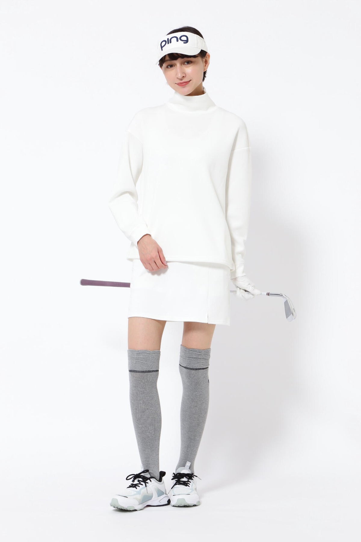 【PING APPAREL】ダンボールニットスカート ＜LADIES LINE＞ (LADIES)