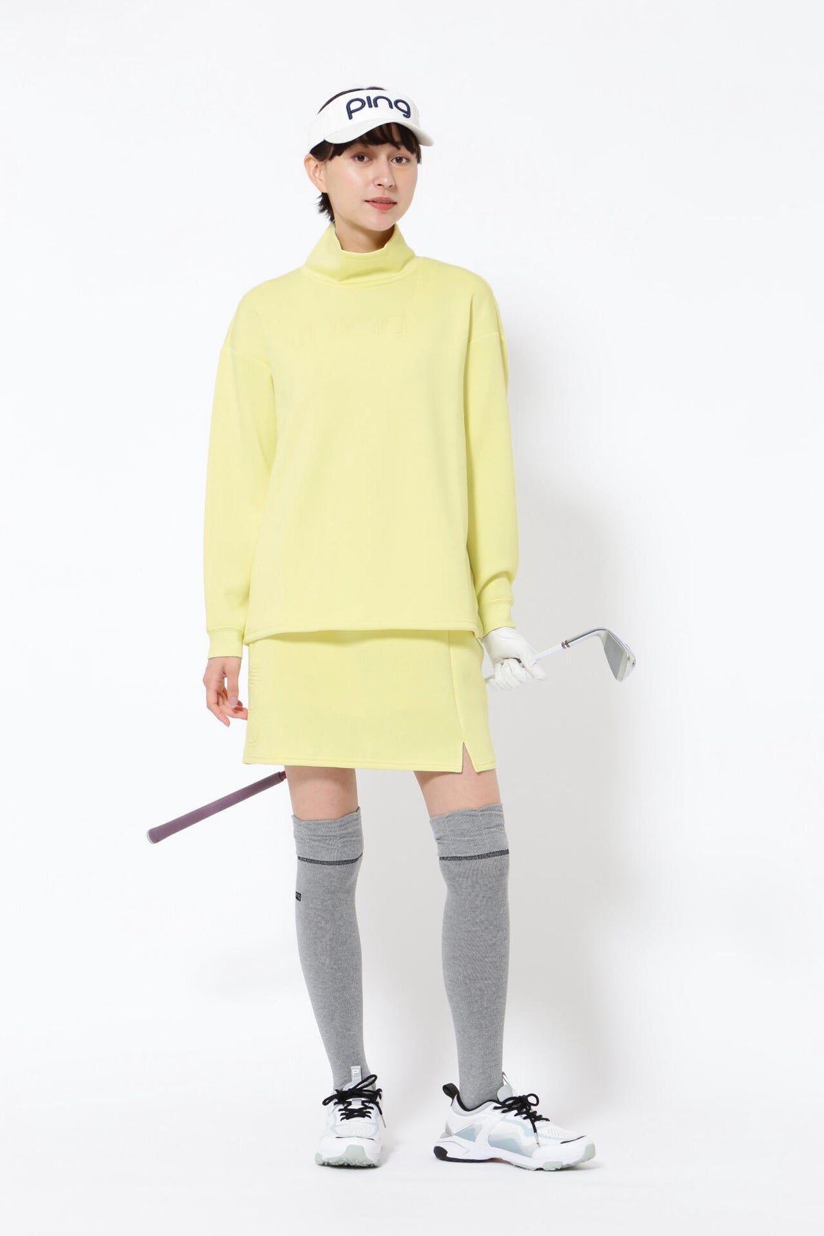【PING APPAREL】ダンボールニットスカート ＜LADIES LINE＞ (LADIES)