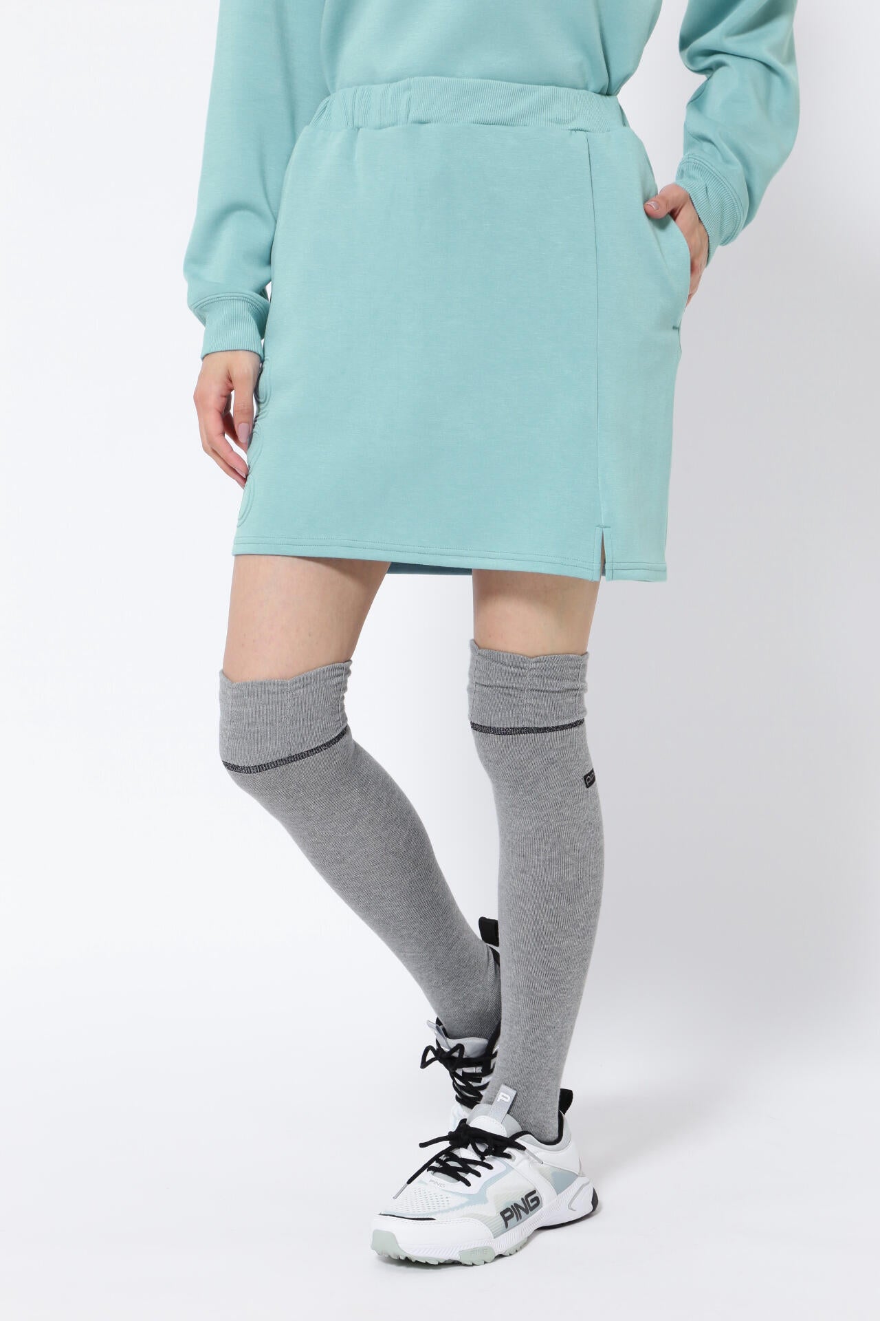 PING APPAREL】ダンボールニットスカート ＜LADIES LINE＞ (LADIES