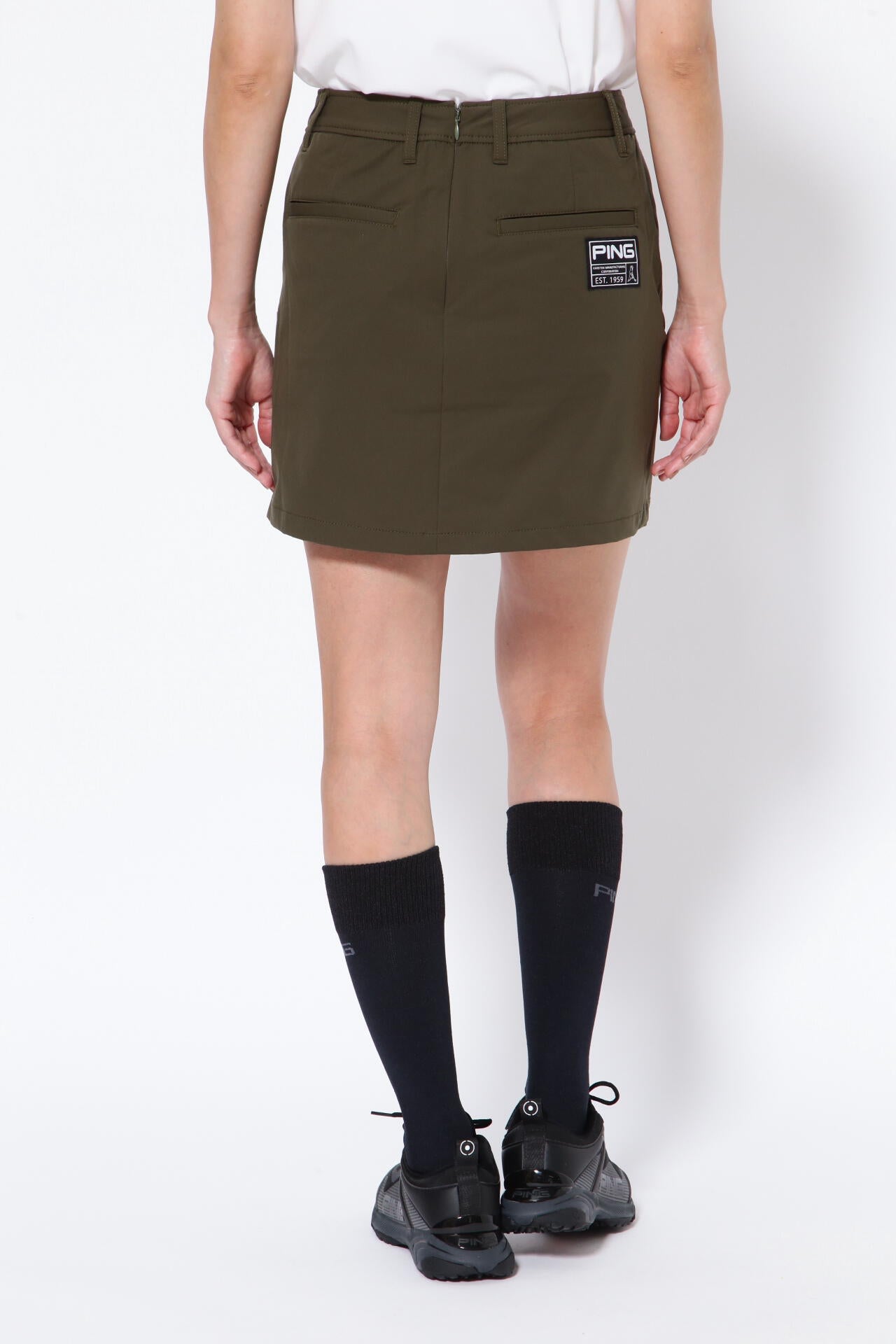 【PING APPAREL】吸水速乾 UV 2WAYストレッチ スカート ＜GOLD＞ (LADIES)
