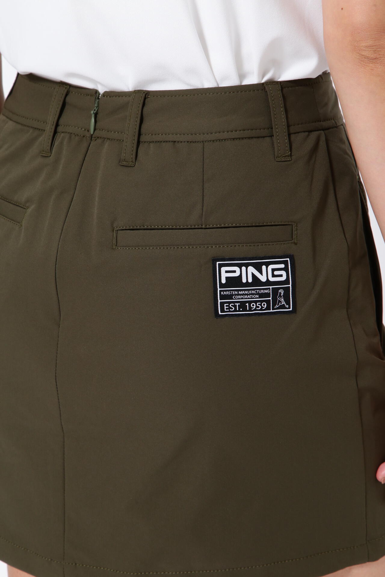 【PING APPAREL】吸水速乾 UV 2WAYストレッチ スカート ＜GOLD＞ (LADIES)