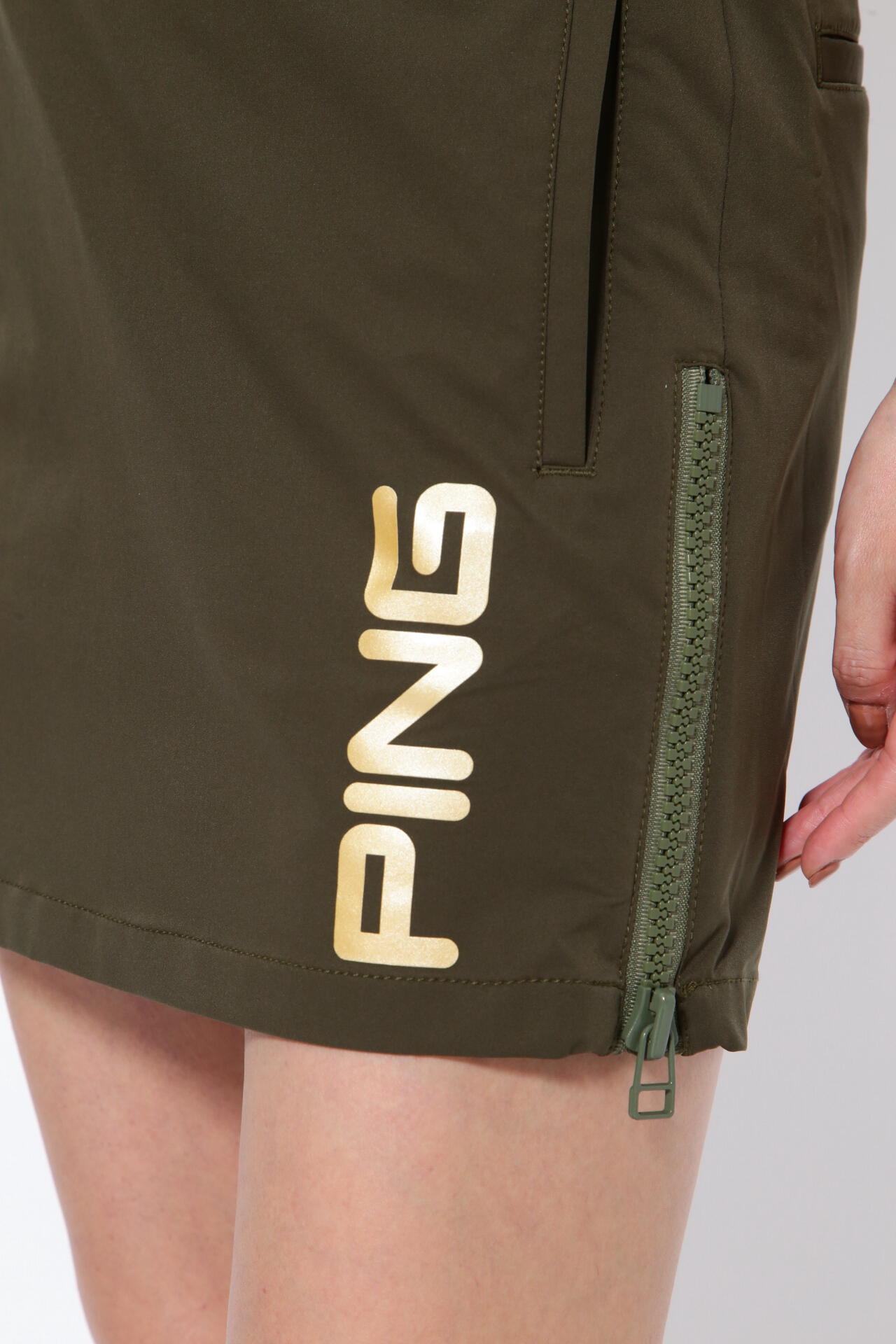 【PING APPAREL】吸水速乾 UV 2WAYストレッチ スカート ＜GOLD＞ (LADIES)