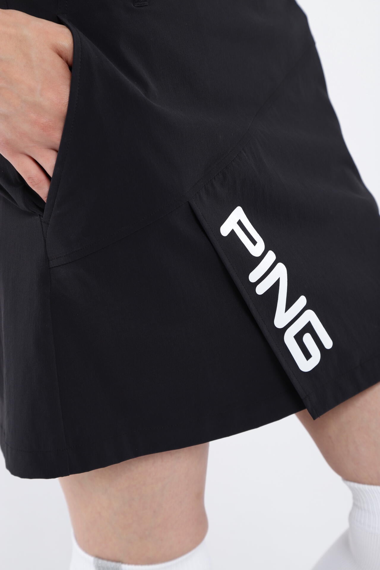 【PING APPAREL】ラップストレッチスカート ＜GOLD＞ (LADIES)