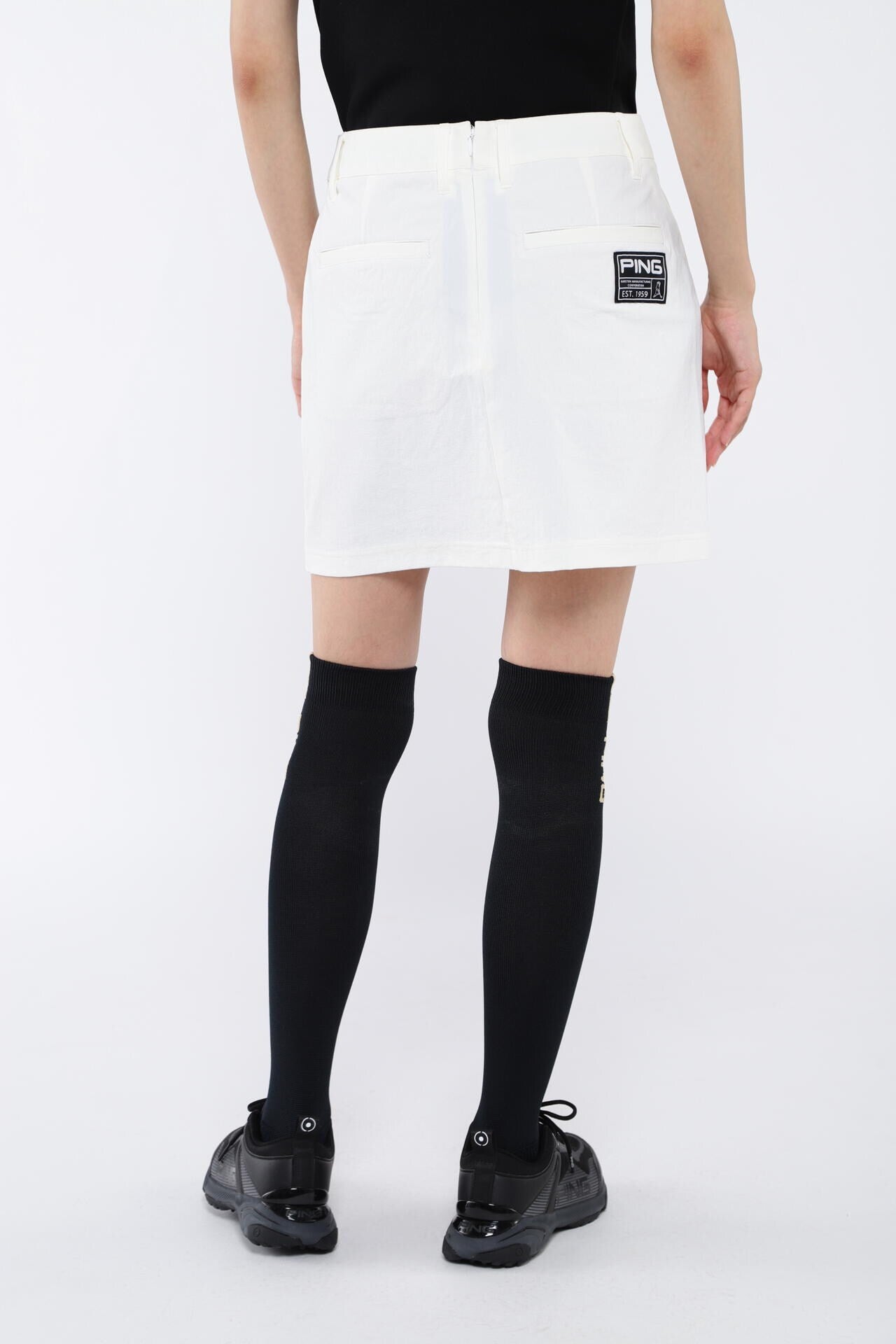 【PING APPAREL】ラップストレッチスカート ＜GOLD＞ (LADIES)