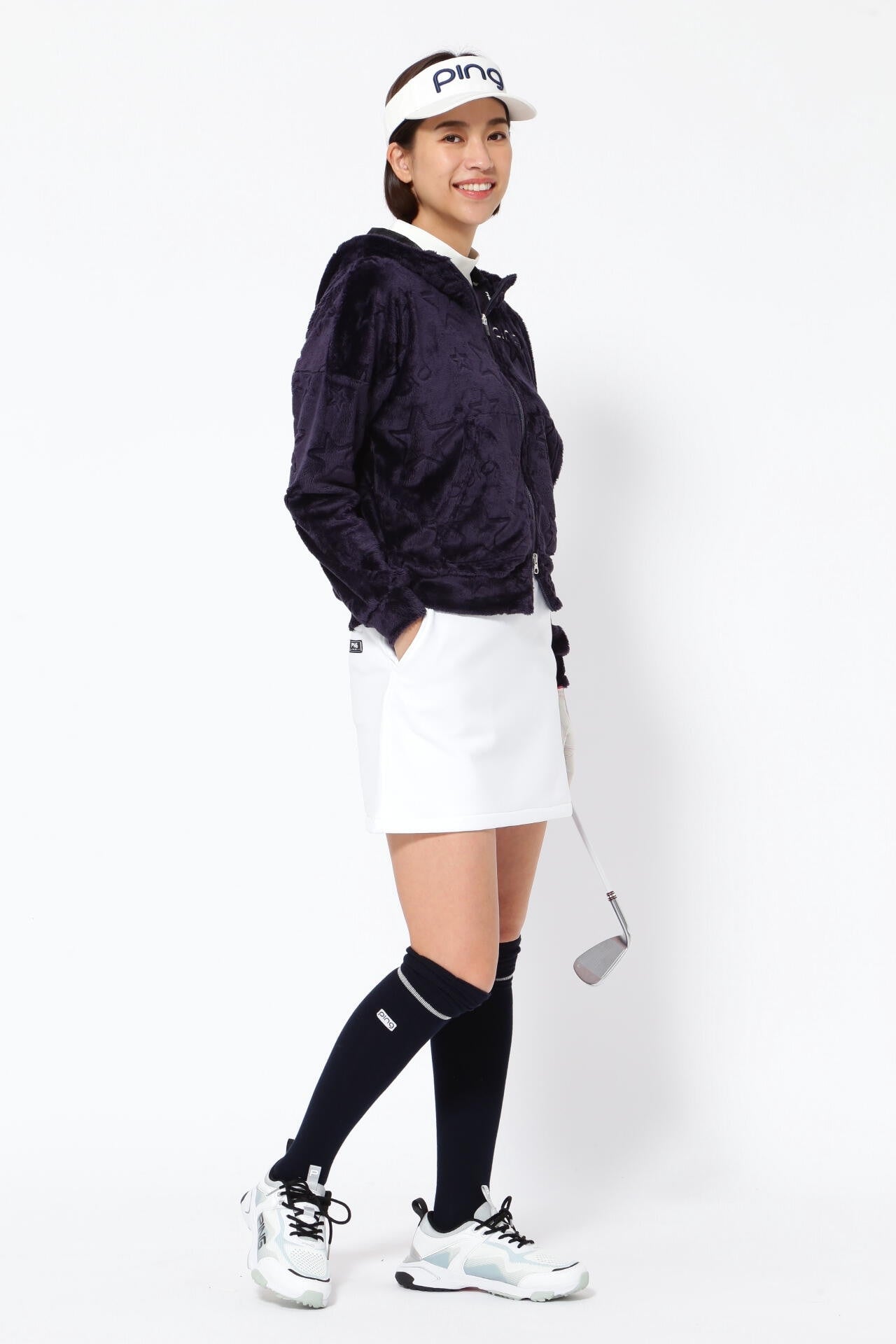 PING APPAREL】ベロアフーディーブルゾン ＜NATIVE＞ (LADIES) | PING