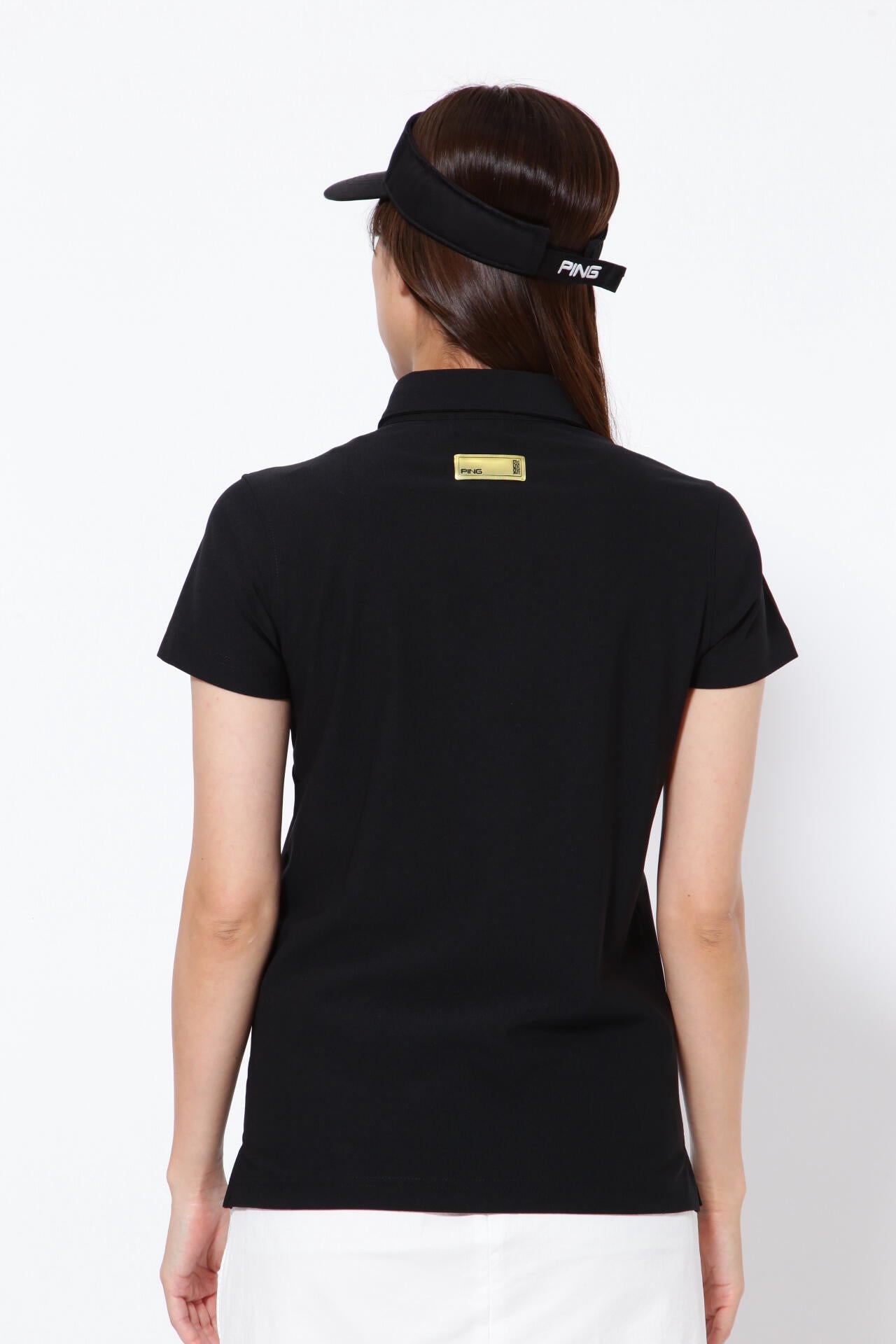 【PING APPAREL】エコブルー カノコ半袖ポロシャツ ＜GOLD＞ (LADIES)