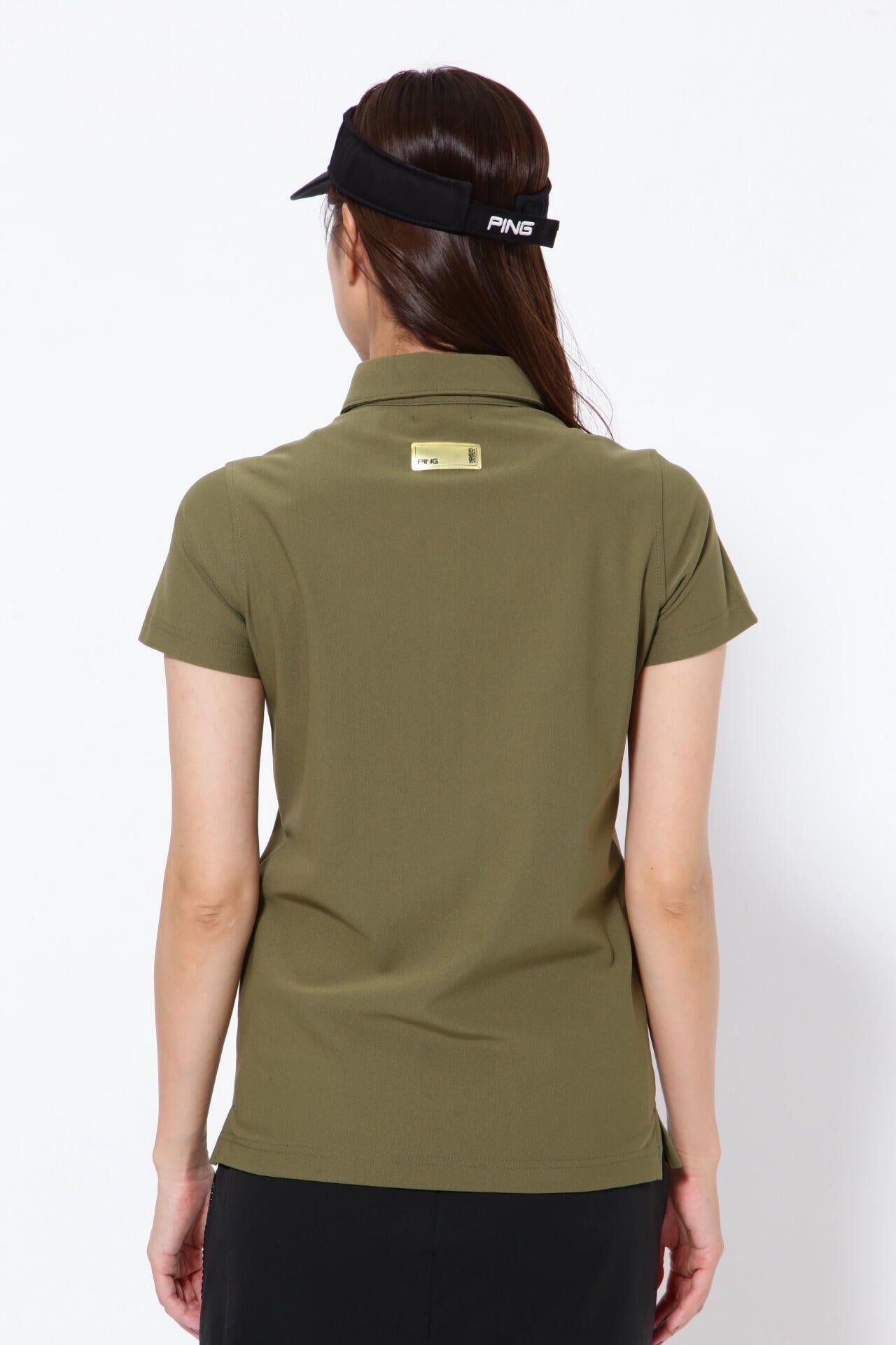 【PING APPAREL】エコブルー カノコ半袖ポロシャツ ＜GOLD＞ (LADIES)