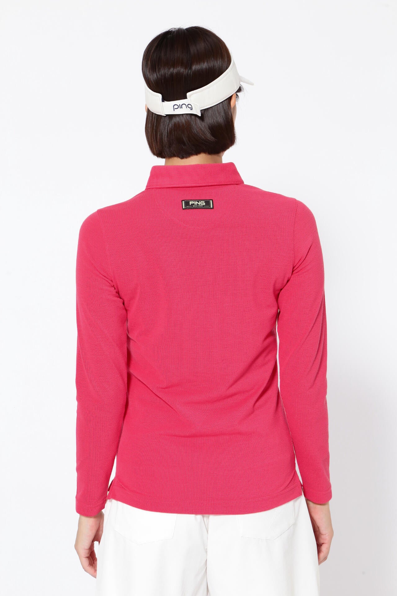 【PING APPAREL】長袖ポロシャツ ＜NATEVE＞ (LADIES)